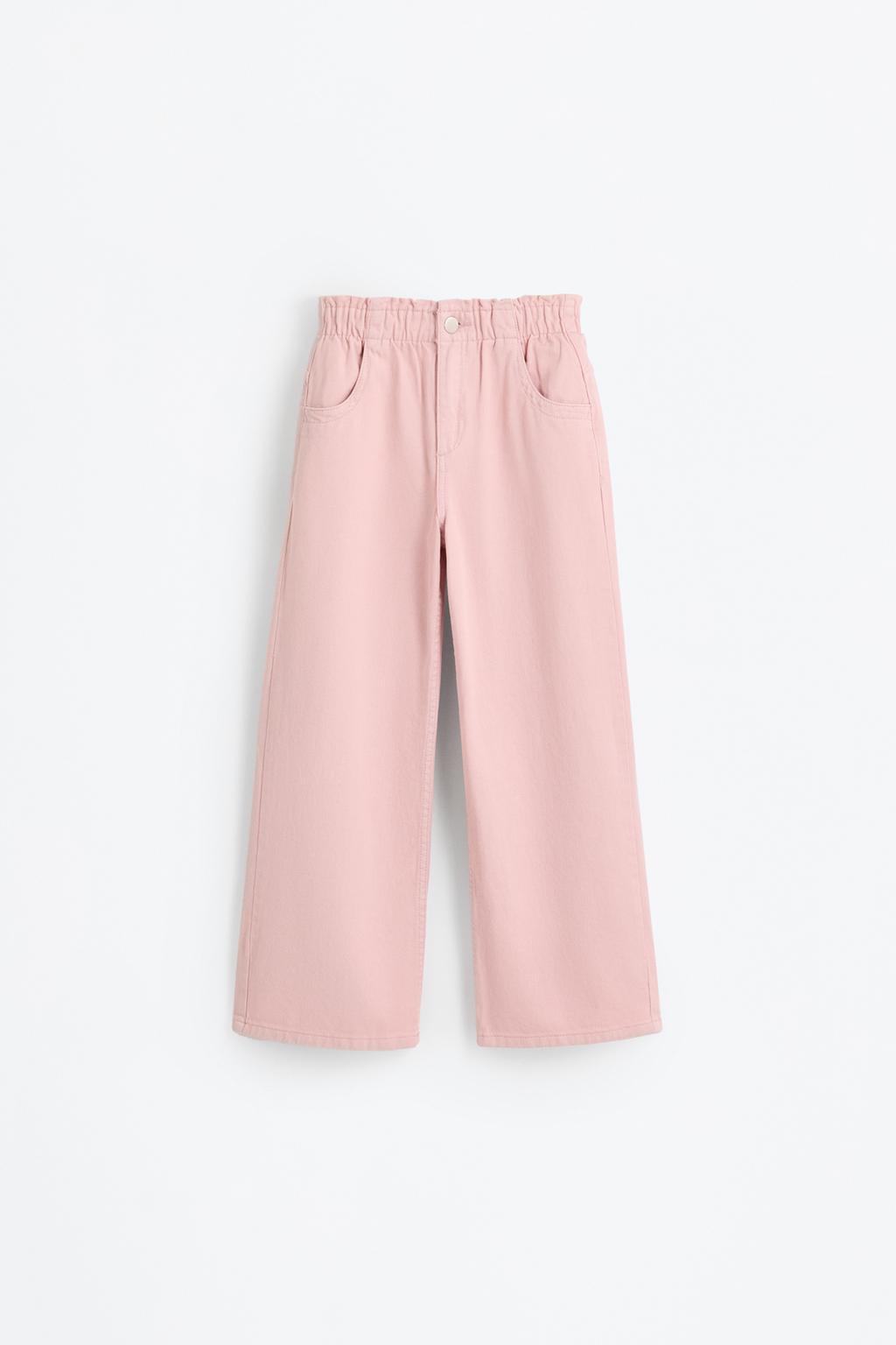 Jeans paper bag wide leg