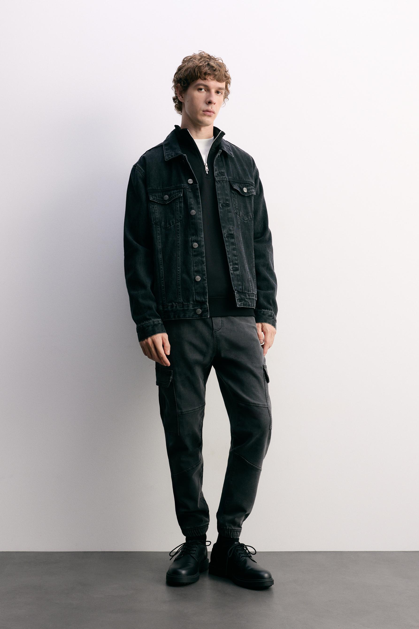 Jeans jogger cargo fleece