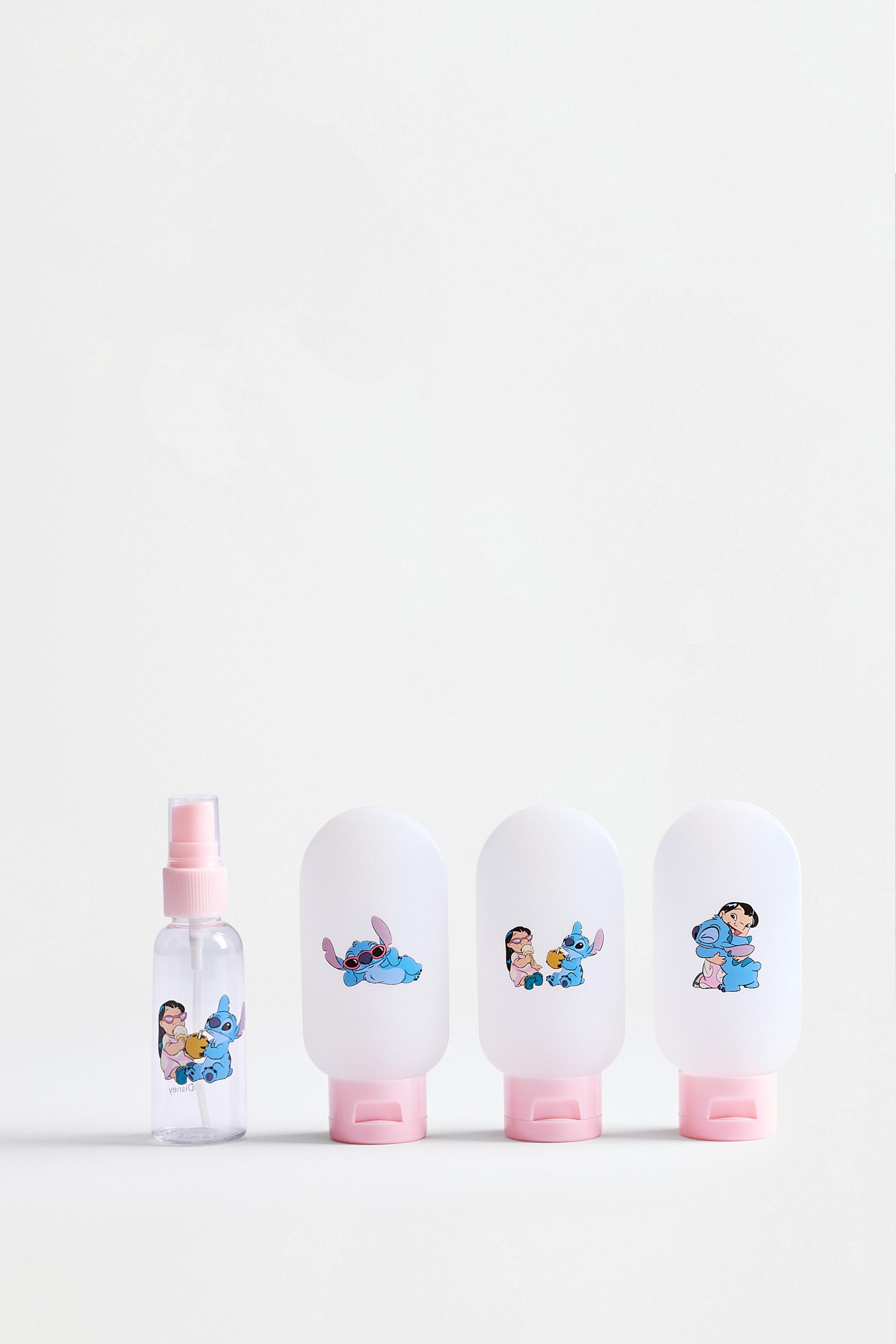 Lilo & Stitch ©Disney Reusable Travel Bottles (Set of 4) — ORANGE TONES