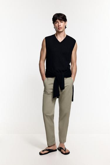 Slim fit jogger trousers — KHAKI 1