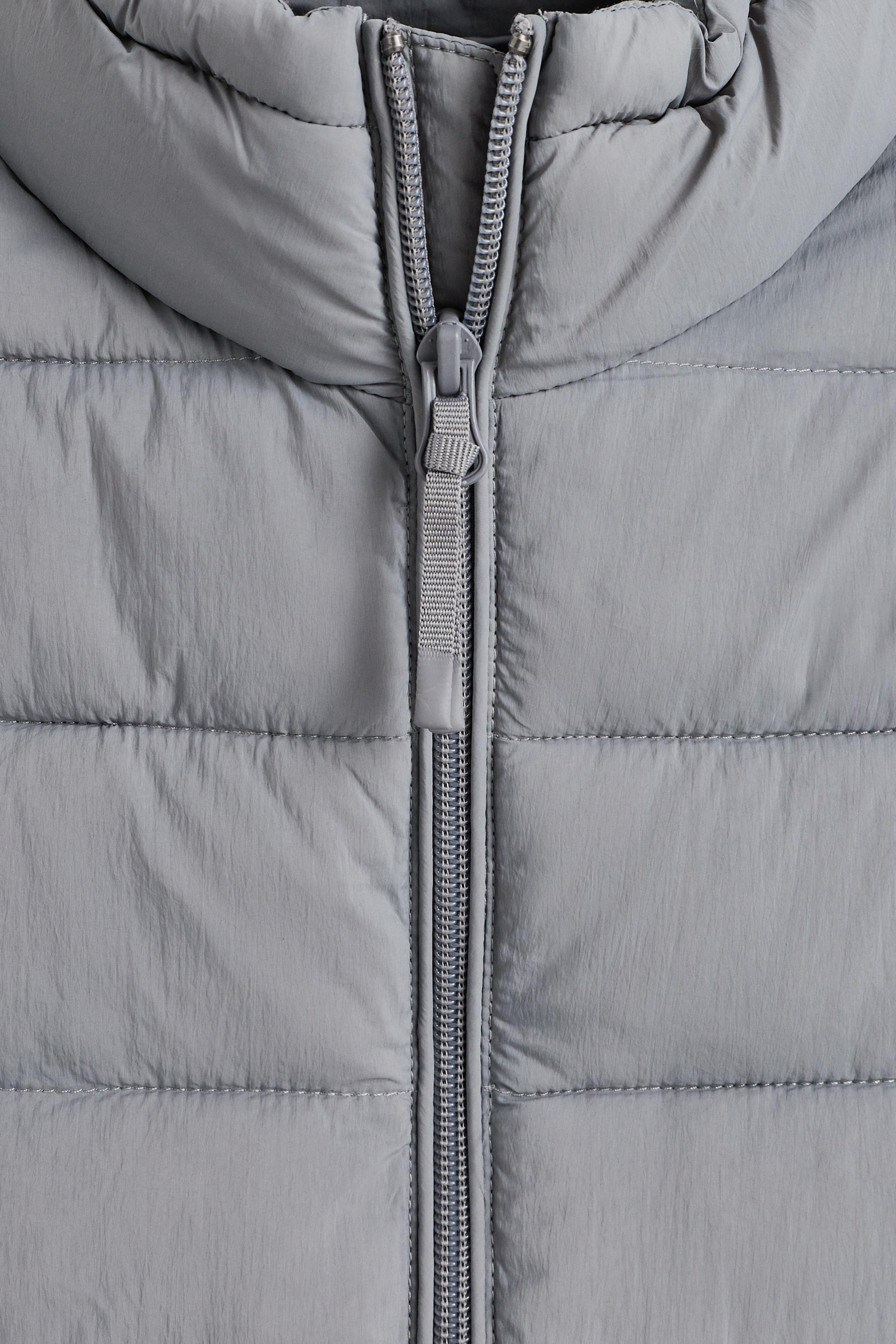 Lightweight quilted gilet — PALE GREY
