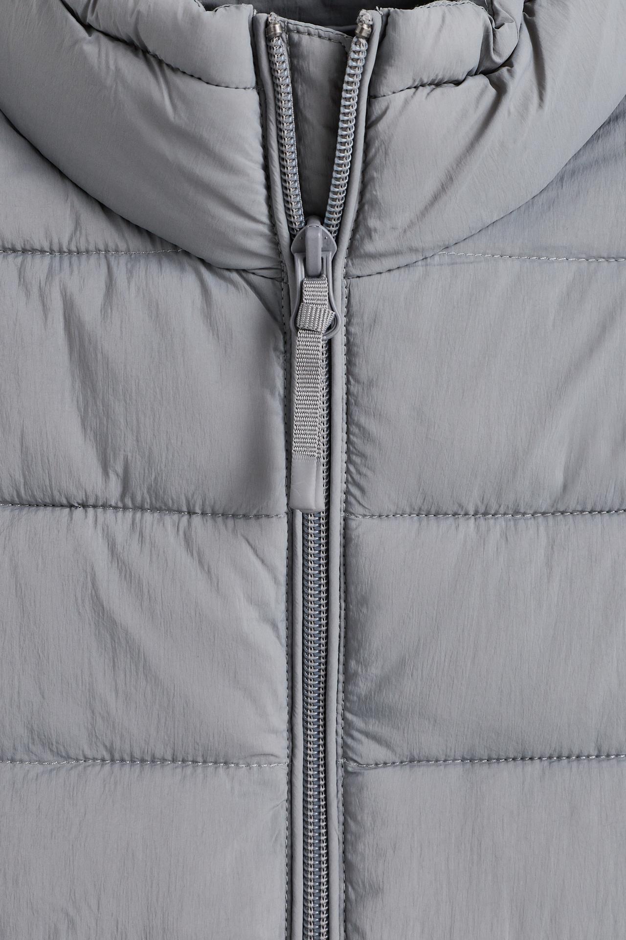 Lightweight quilted gilet — PALE GREY