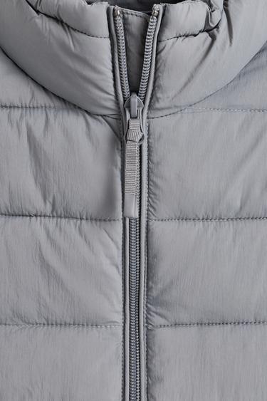 Lightweight quilted gilet — PALE GREY 7