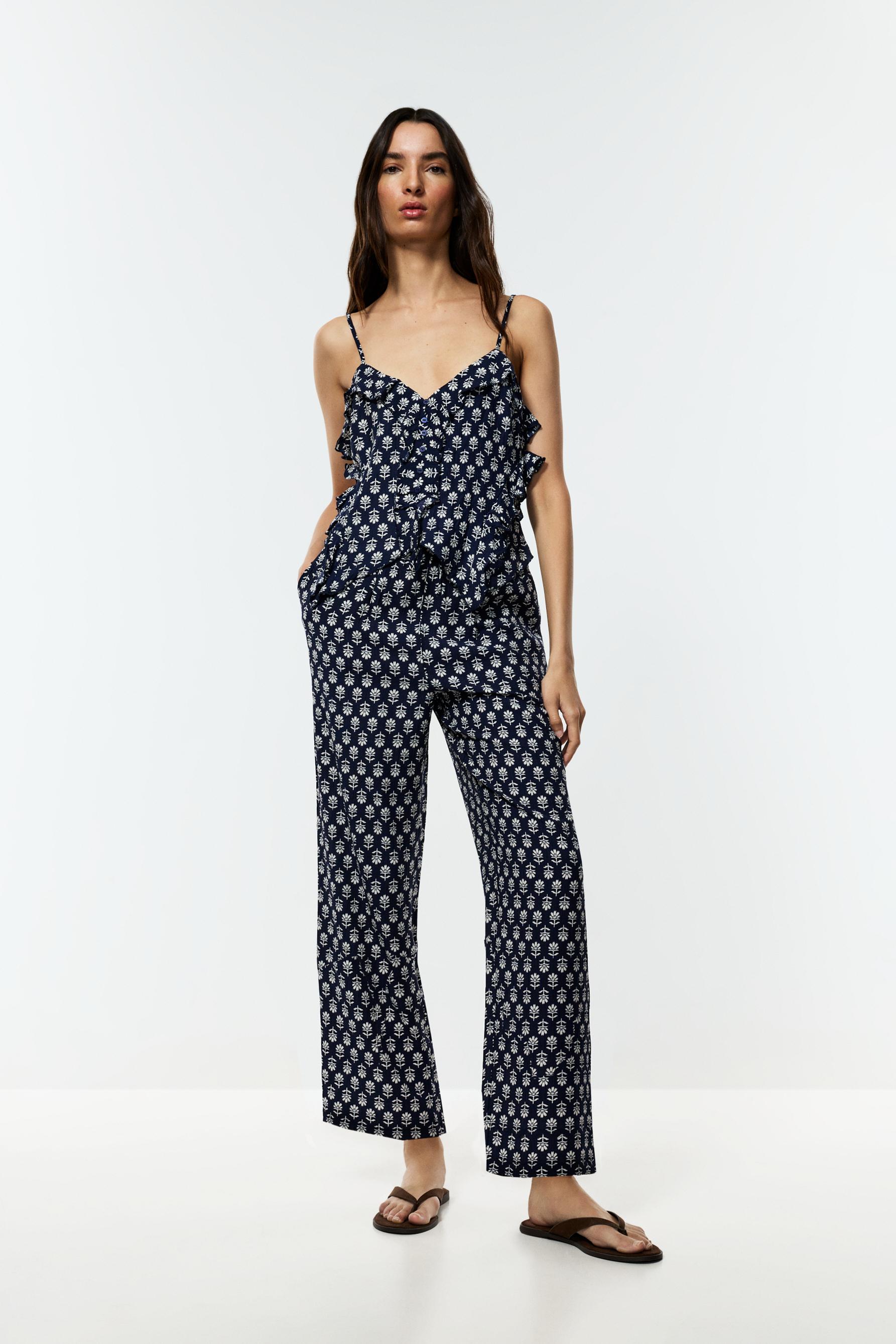 Textured jogging trousers — NAVY BLUE