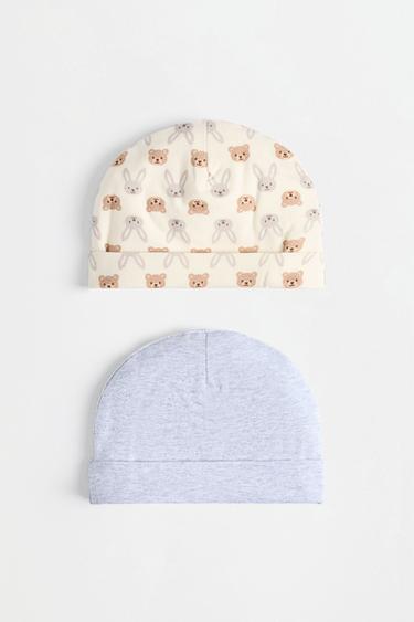 Bear and bunny hats (Pack of 2) — ECRU/BEIGE 1