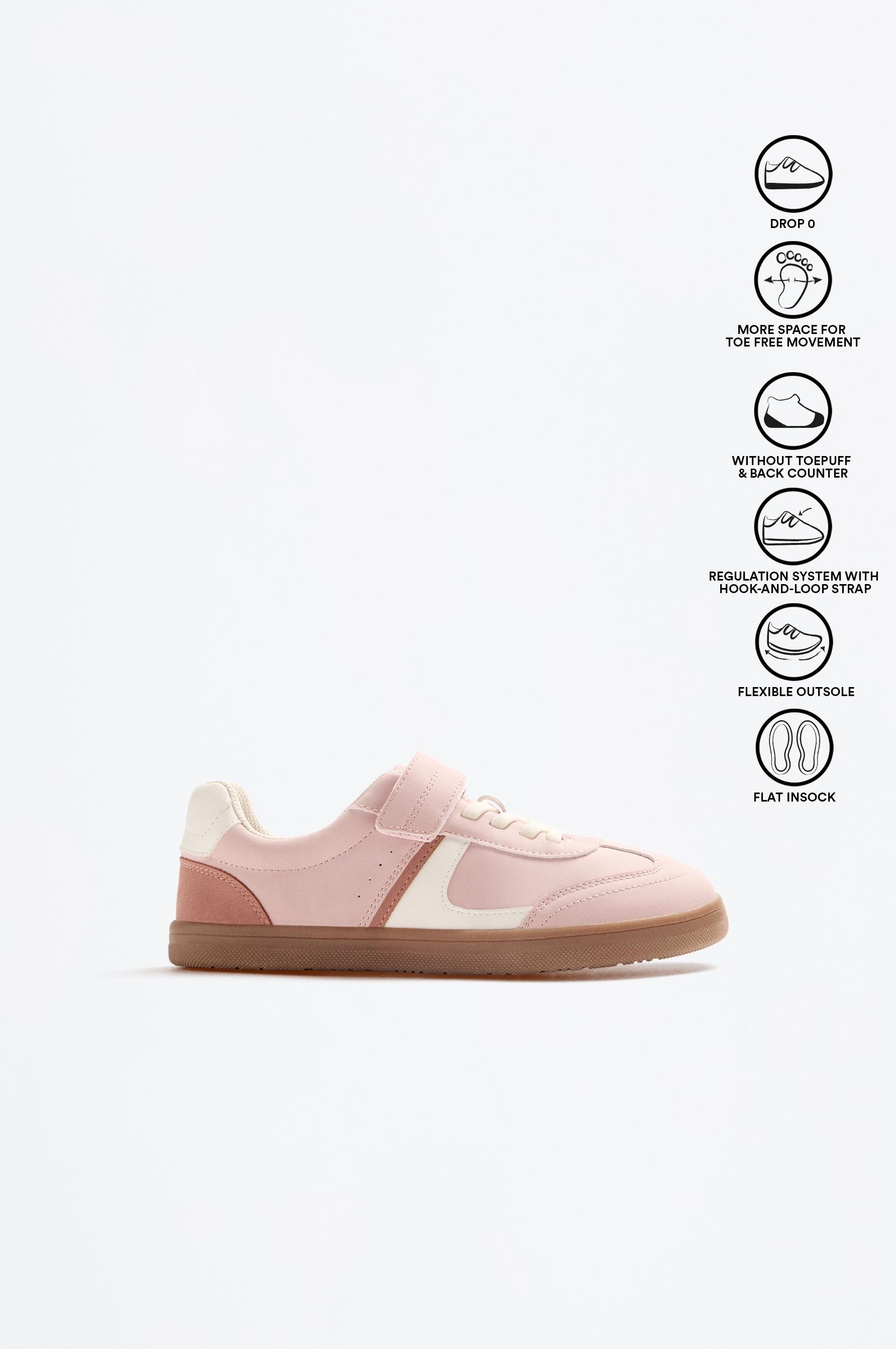 Zapatilla confort barefoot detalles