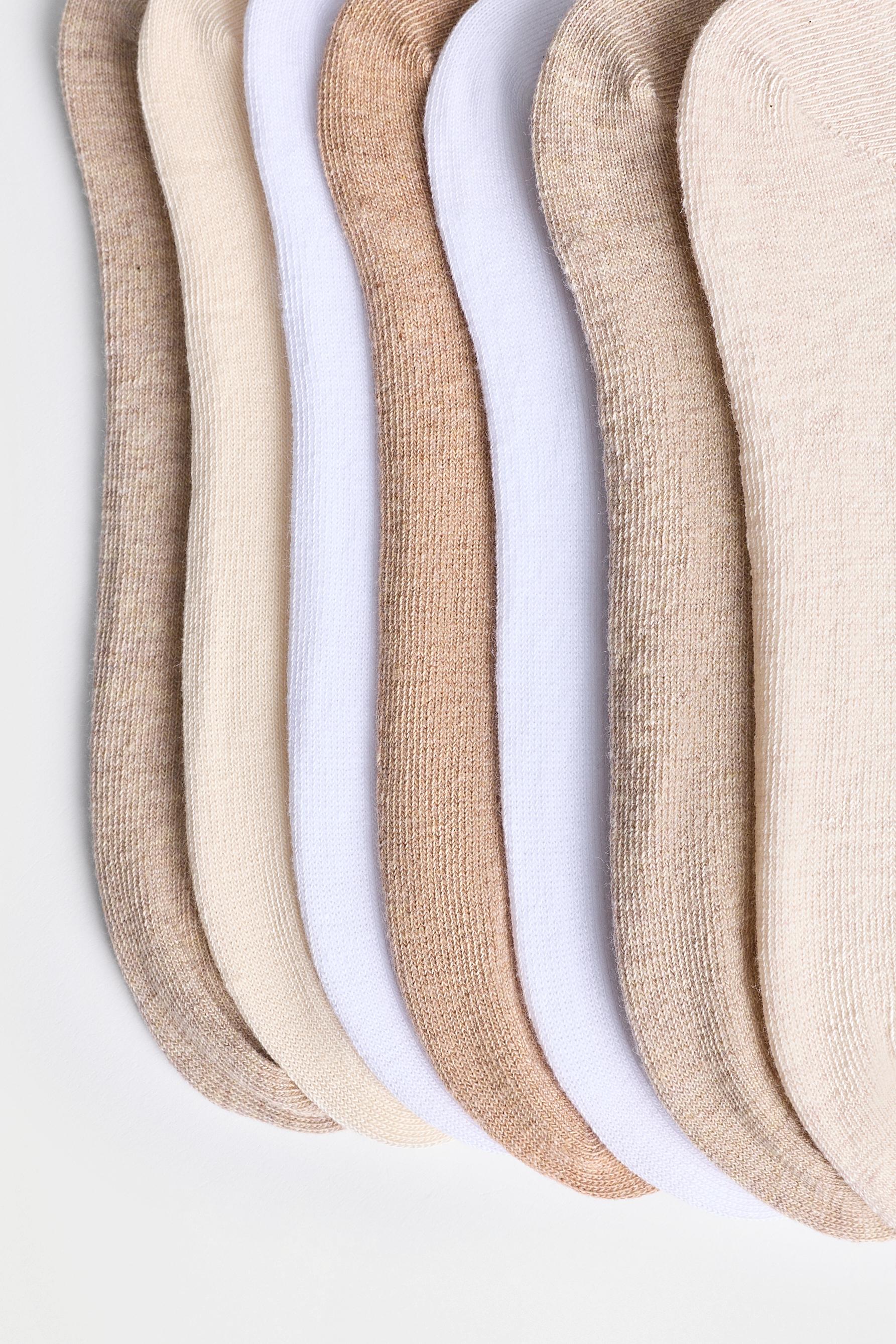 Ankle socks (7-pack) — SAND