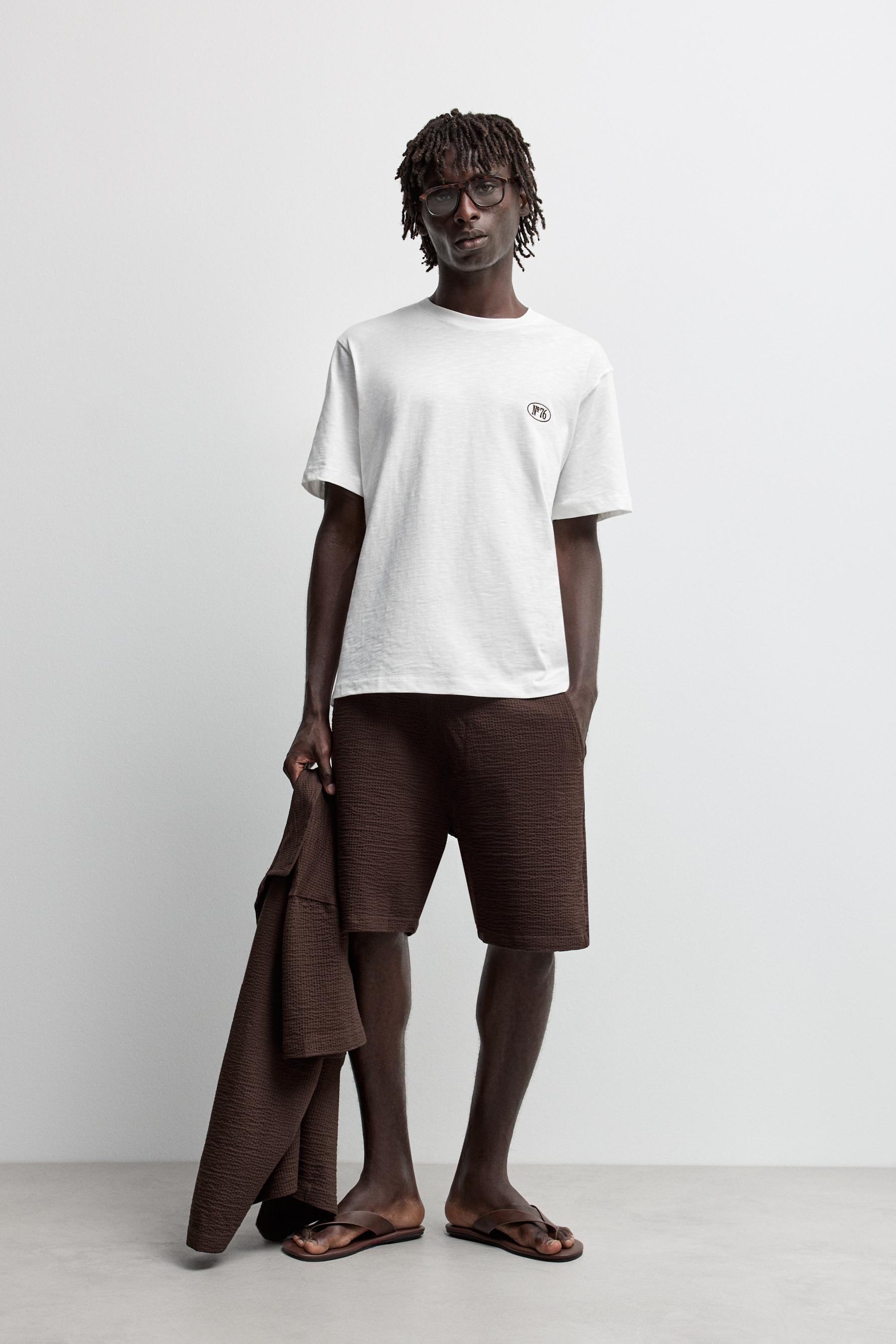 Embroidered T-shirt — BUTTER