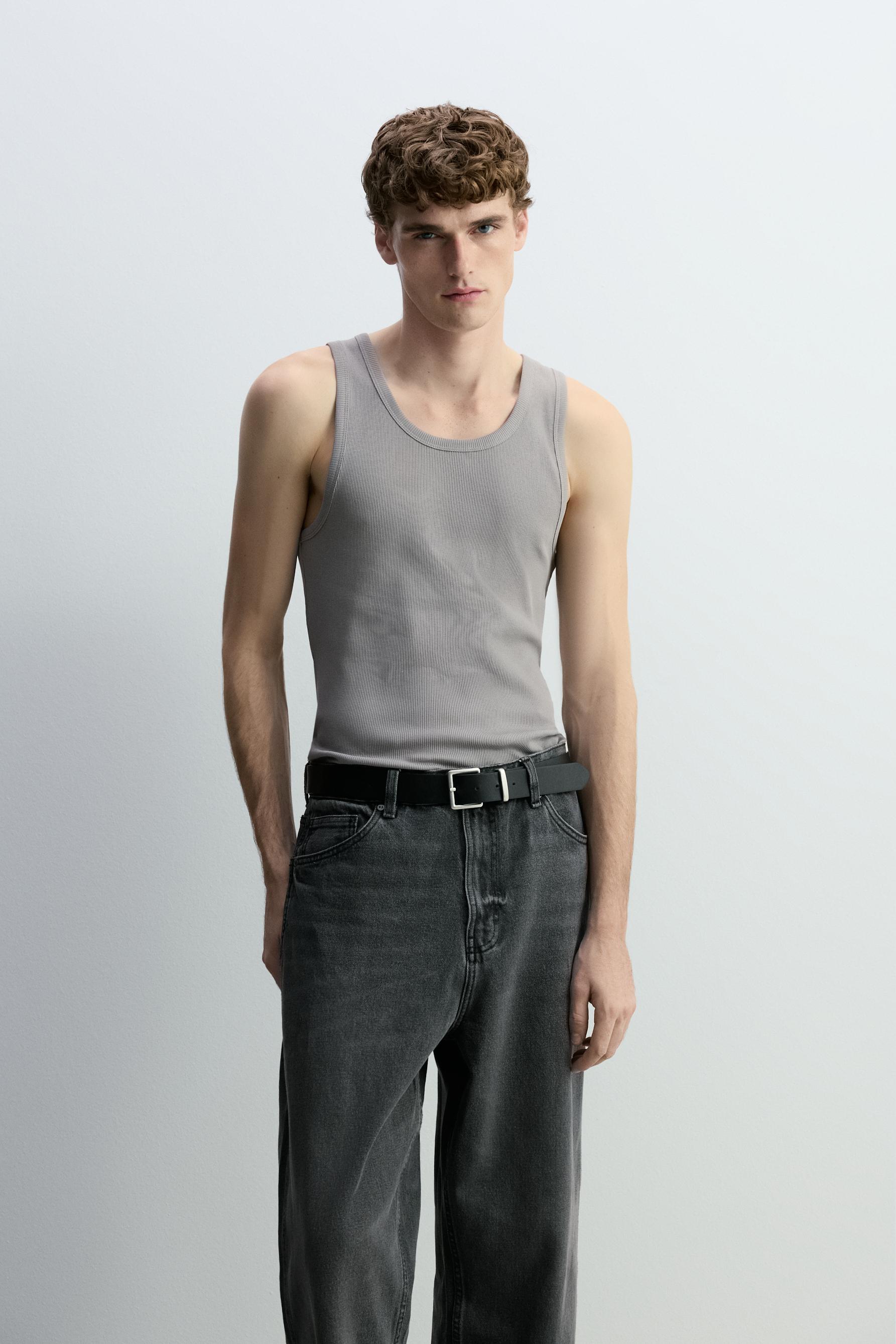 Camiseta tirantes canalé