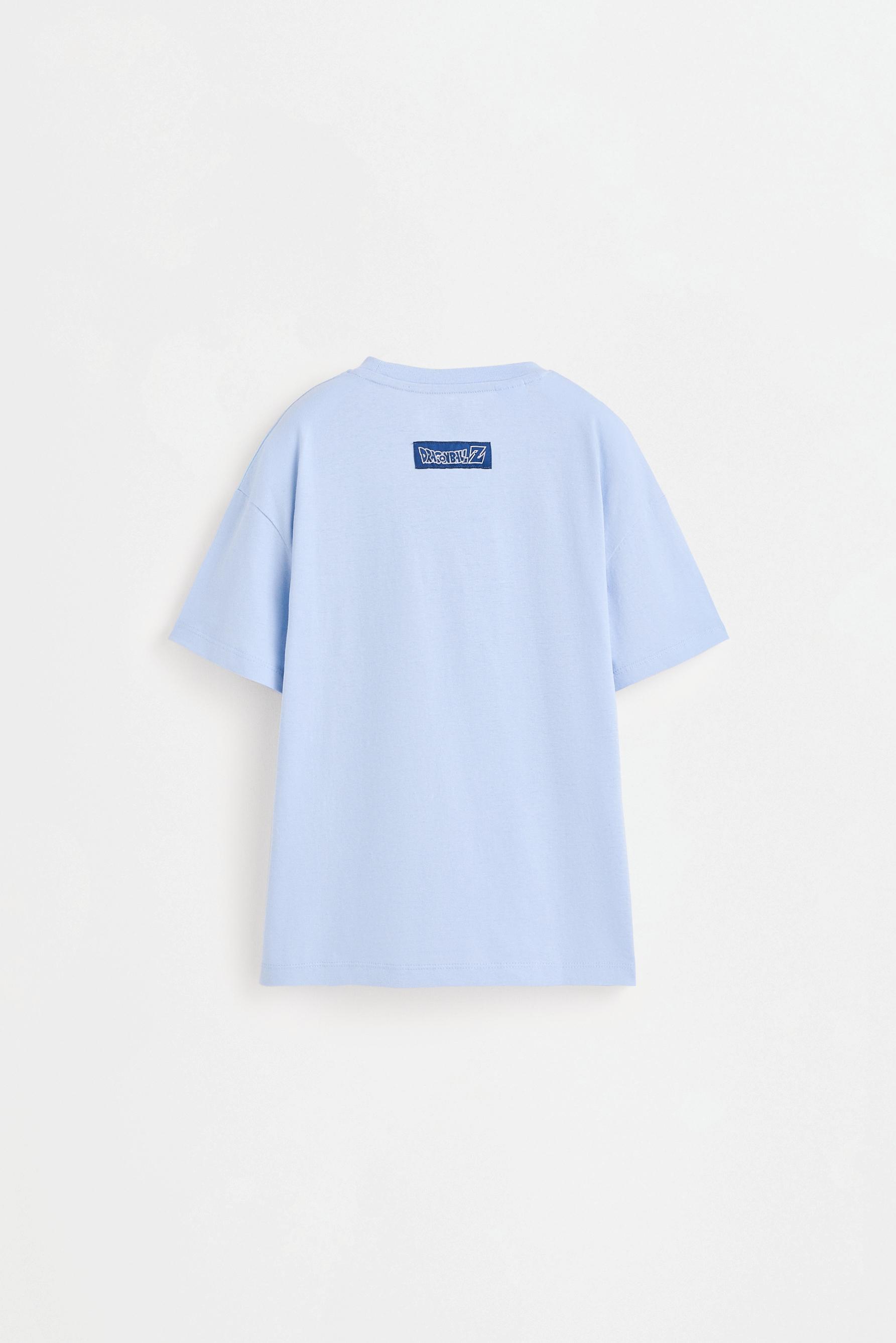 Goku and Vegeta Dragon Ball ©Bird Studio T-shirt — PALE BLUE