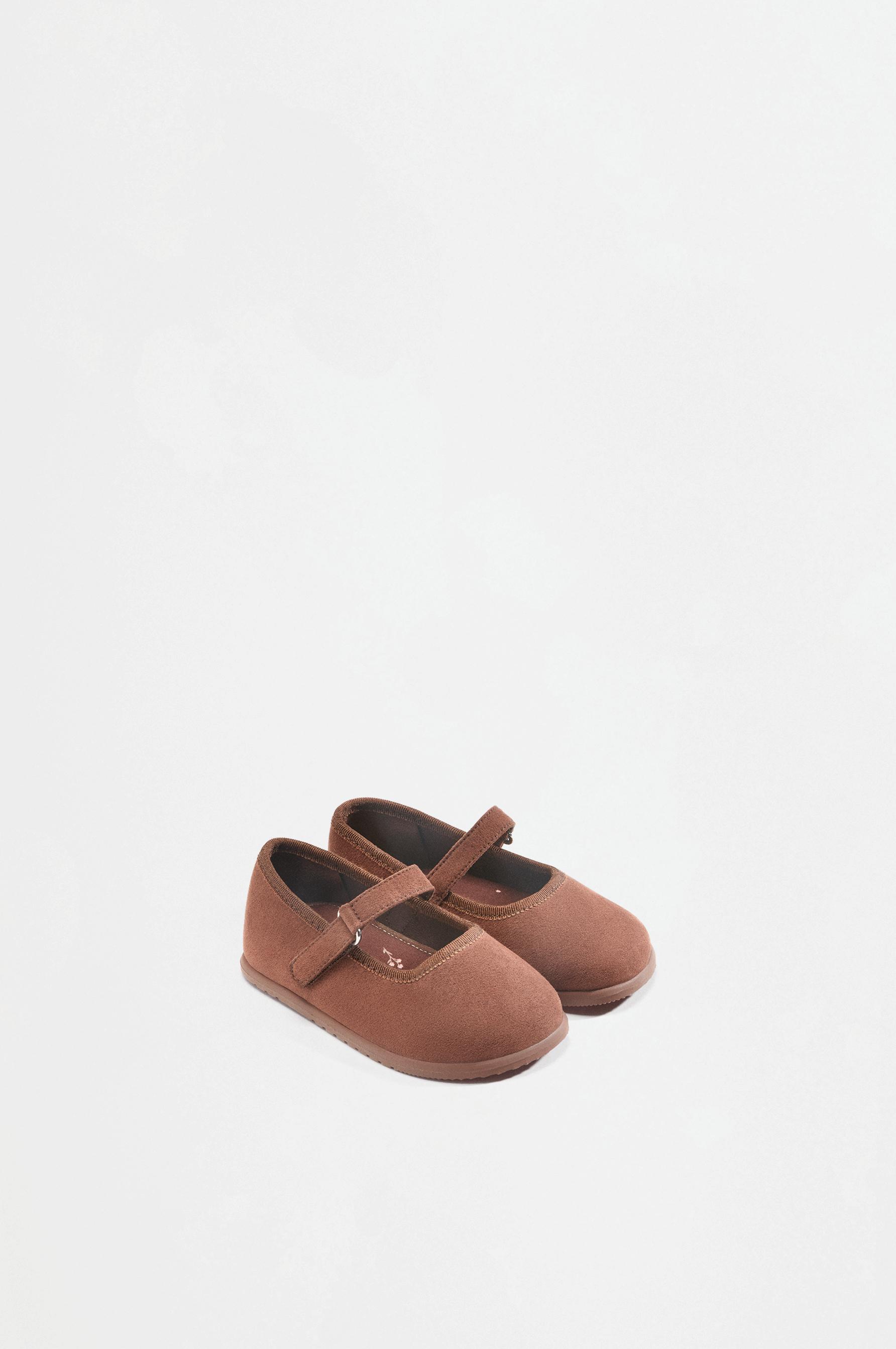 Barefoot Mary Janes — BROWN