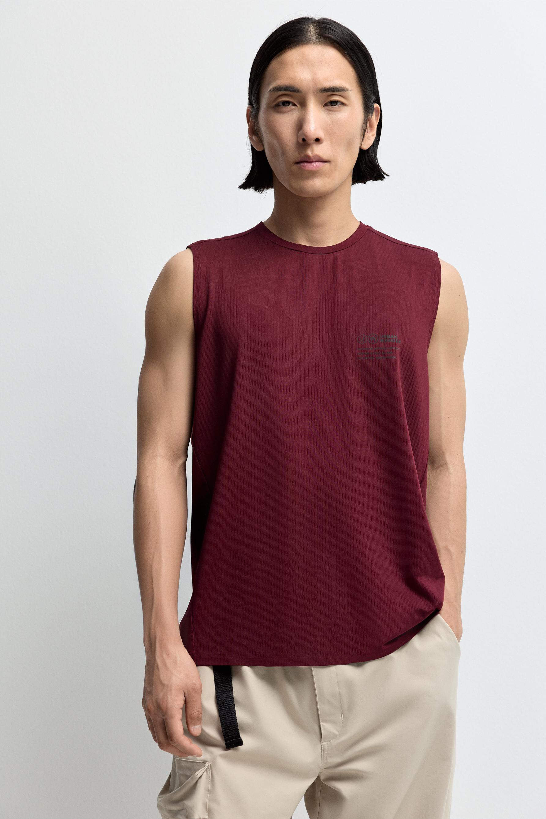 Camiseta deportiva Outdoor sin mangas