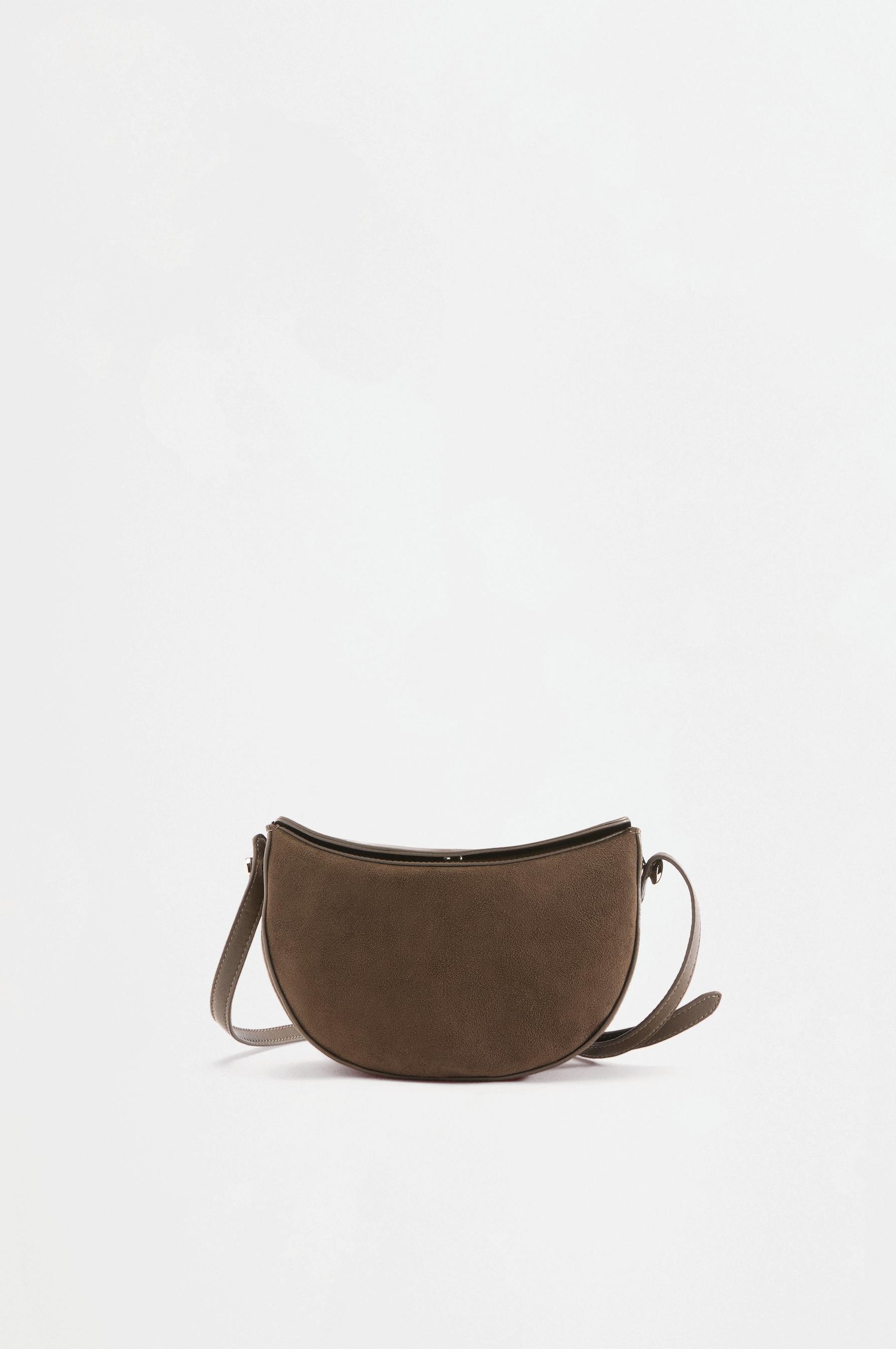 Half-moon crossbody bag — KHAKI