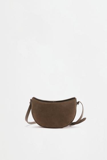 Half-moon crossbody bag — KHAKI 1