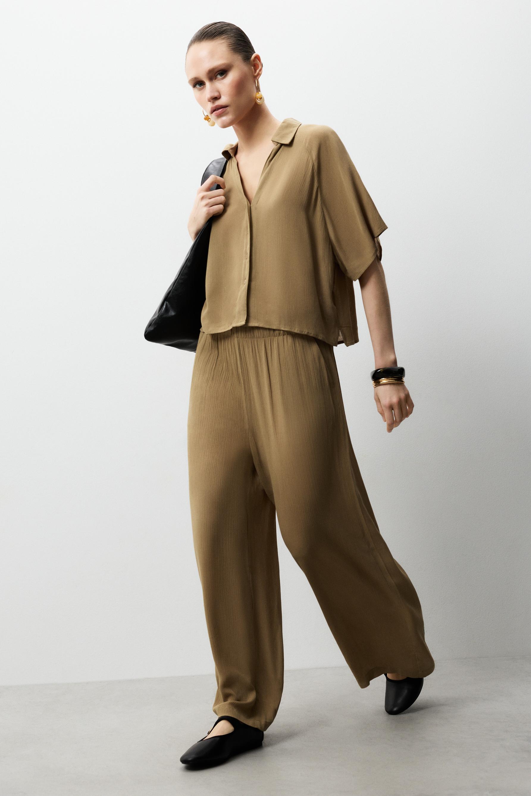 Pantalón bambula culotte