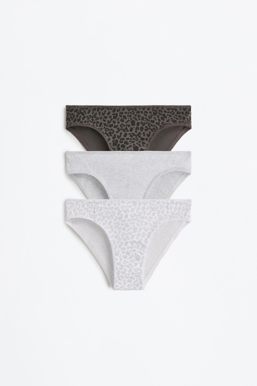 Pack of 3 100% cotton Brazilian briefs