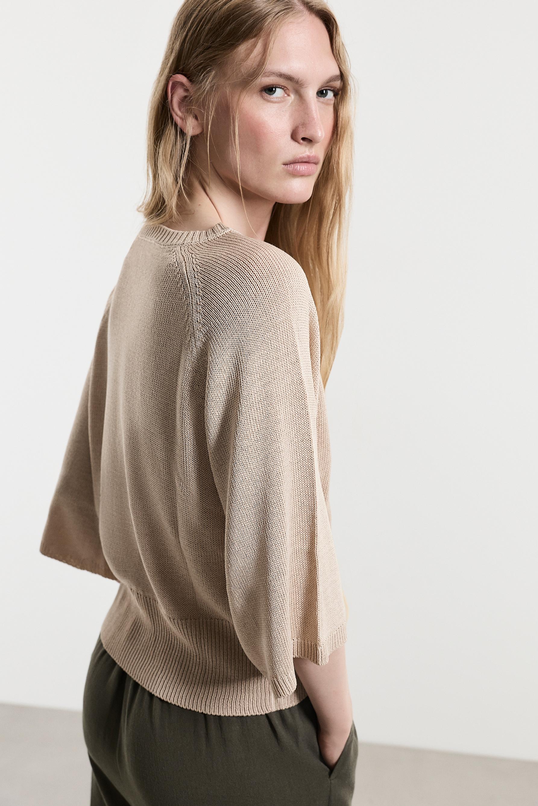 Raglan sleeve sweater — SAND