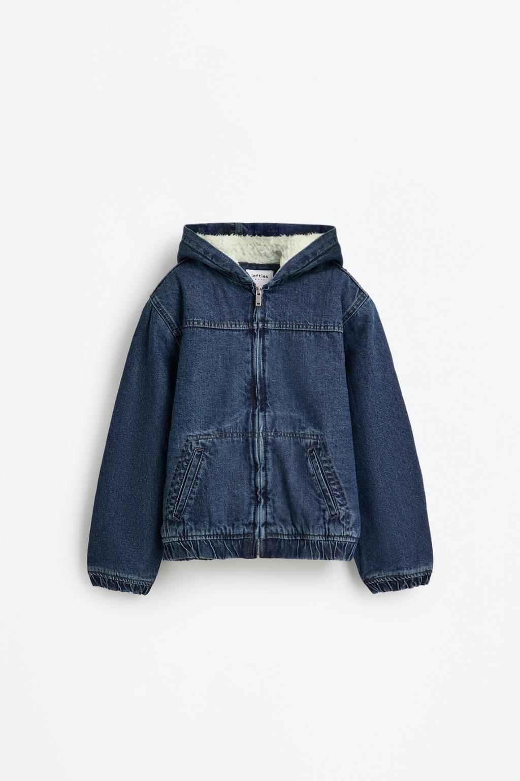 Hooded denim jacket