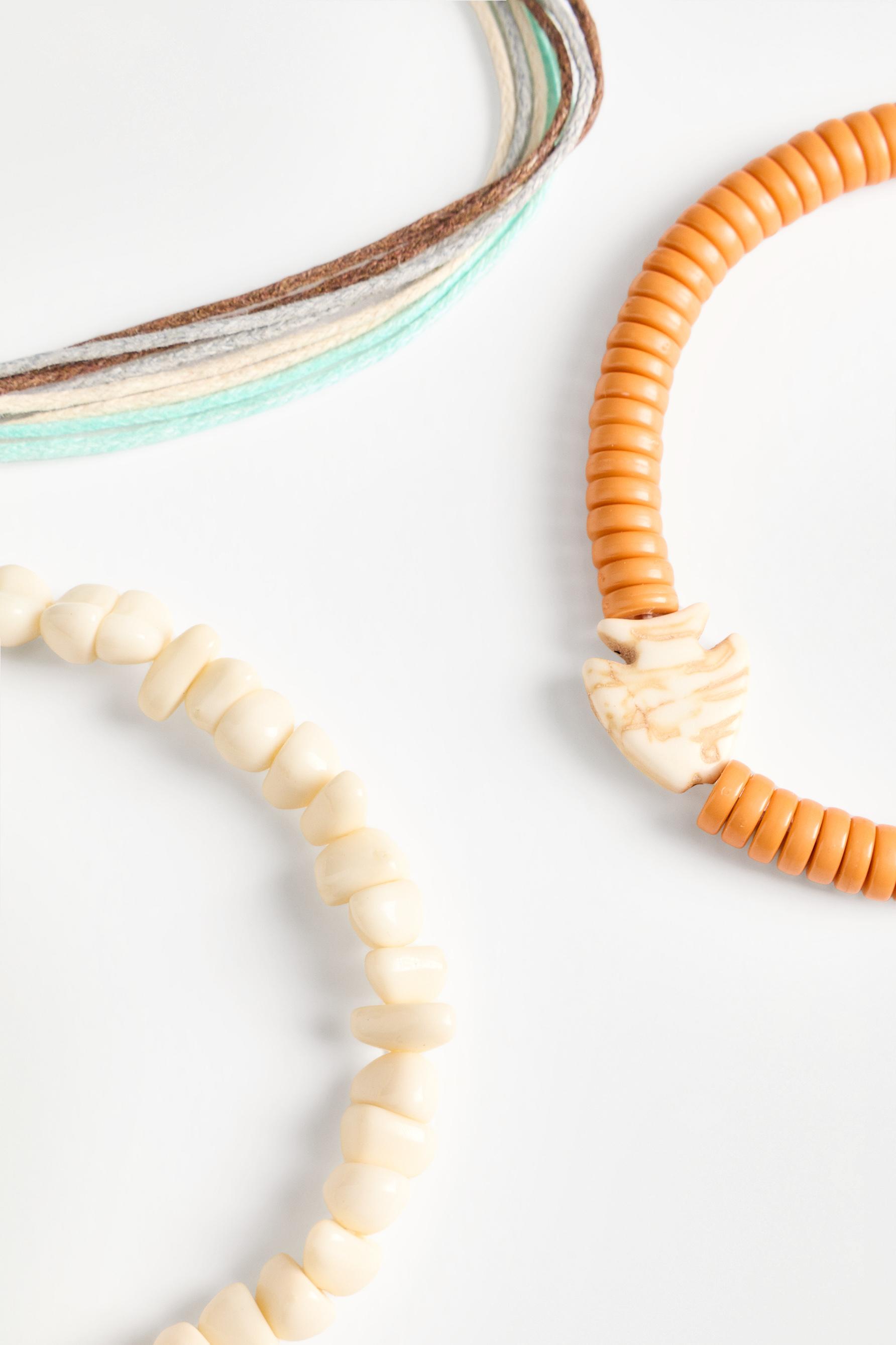 Assorted Bracelets (3-Pack) — ECRU/BROWN