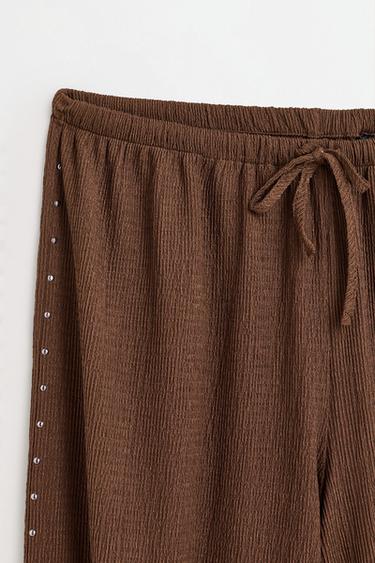 Studded joggers — CHOCOLATE 7