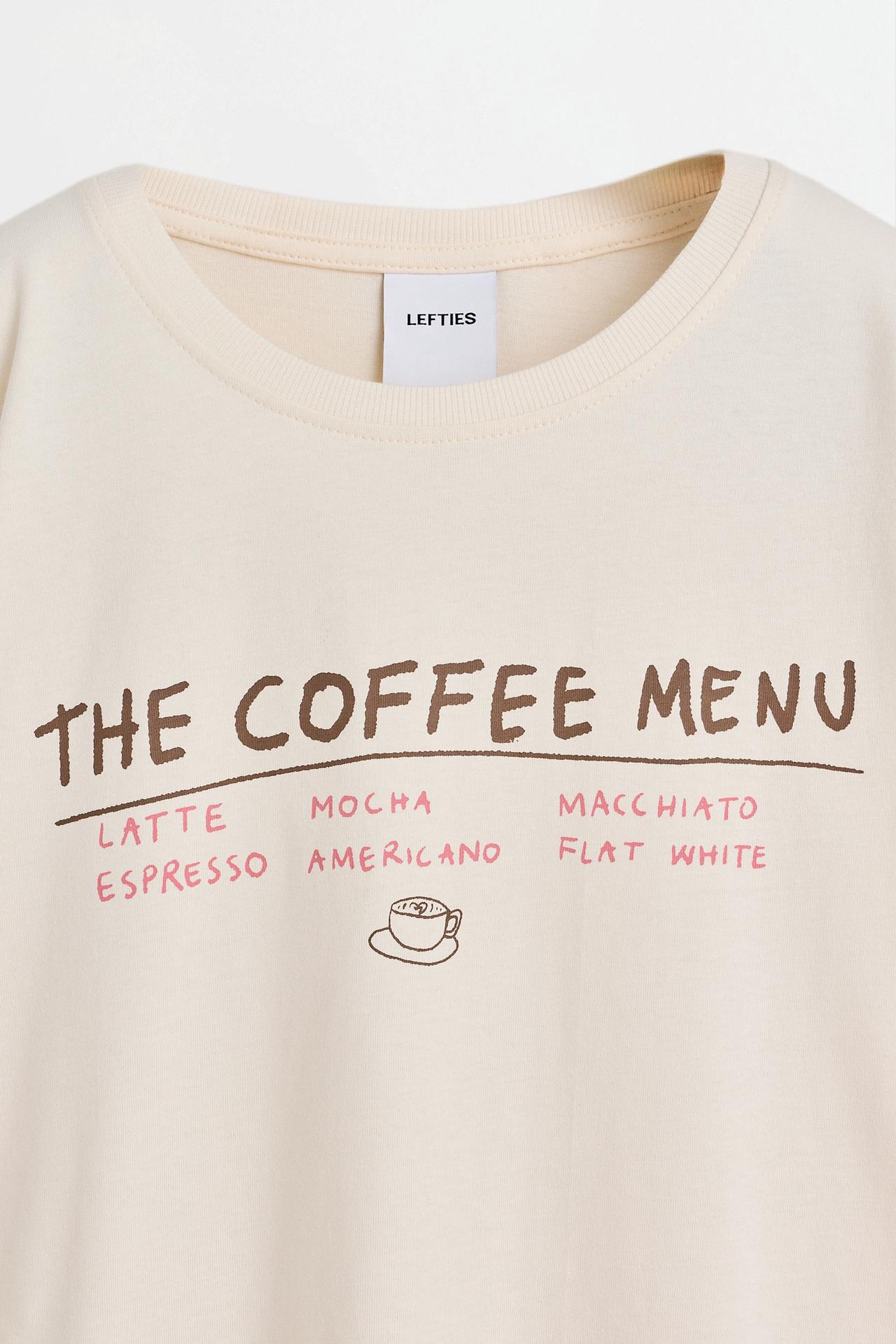 Long printed pyjamas — WHITE/WHITE