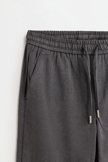 Slim fit tailored joggers — DARK GREY MARL 7