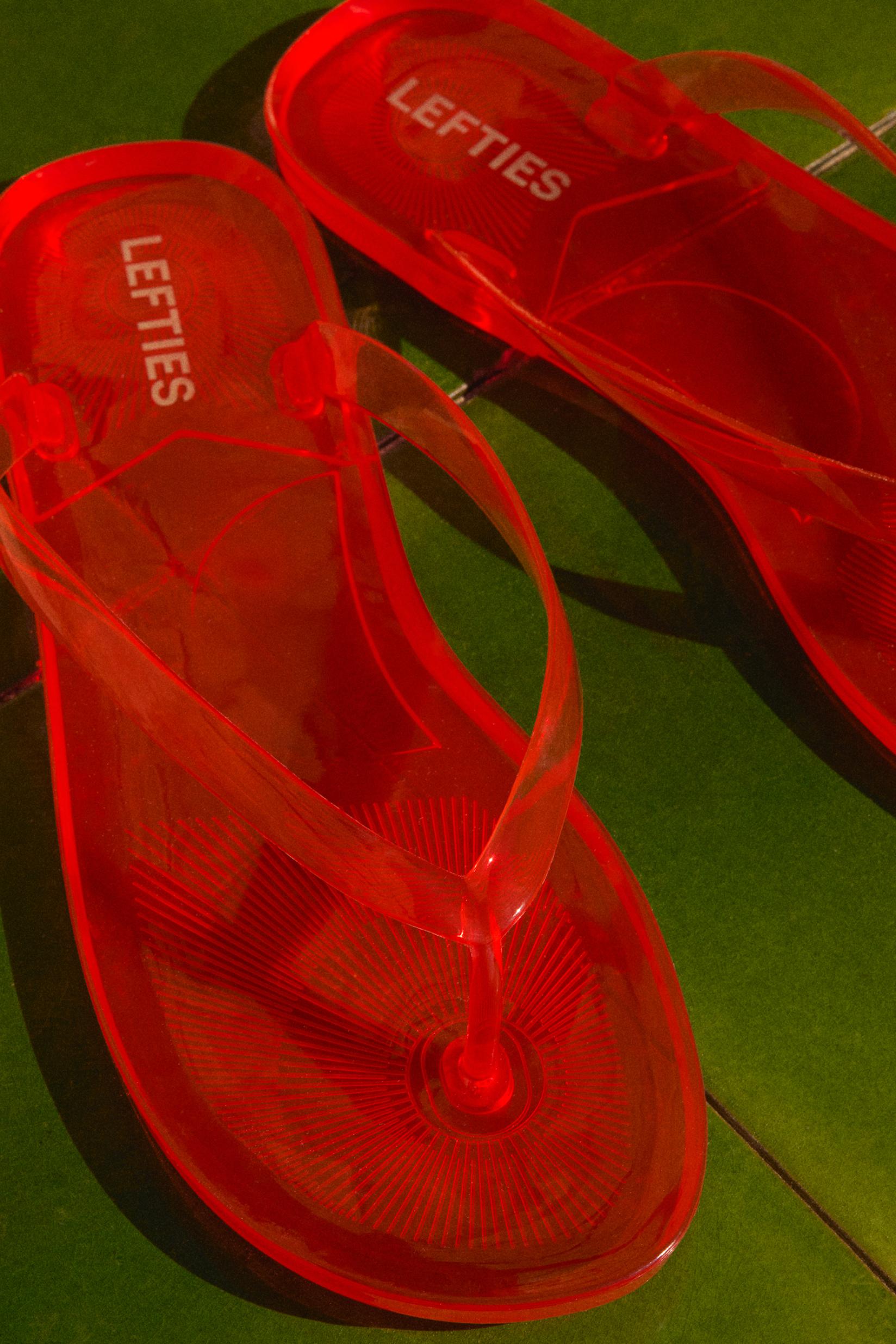 Jelly sandals — RED