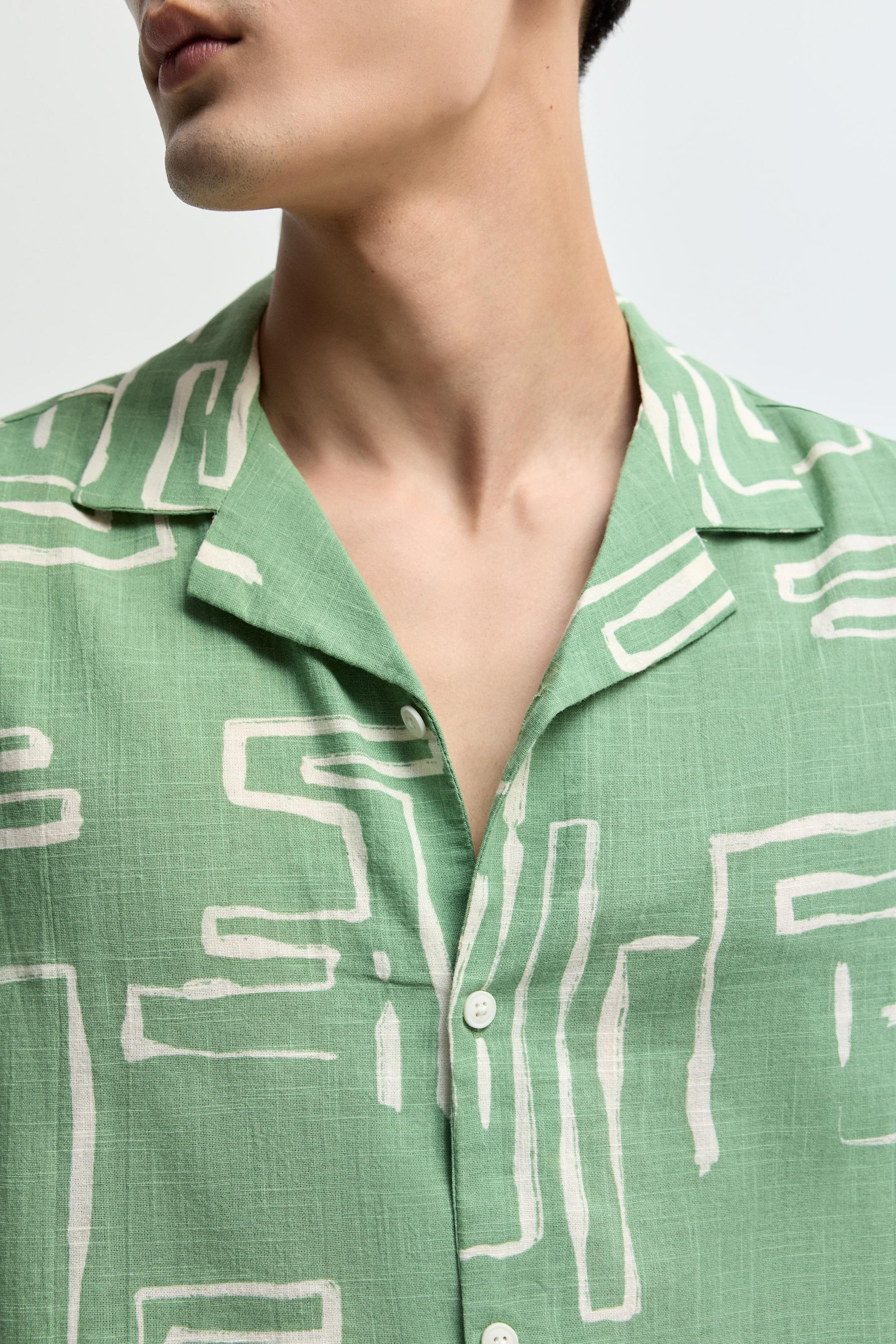 Resort shirt — GREEN
