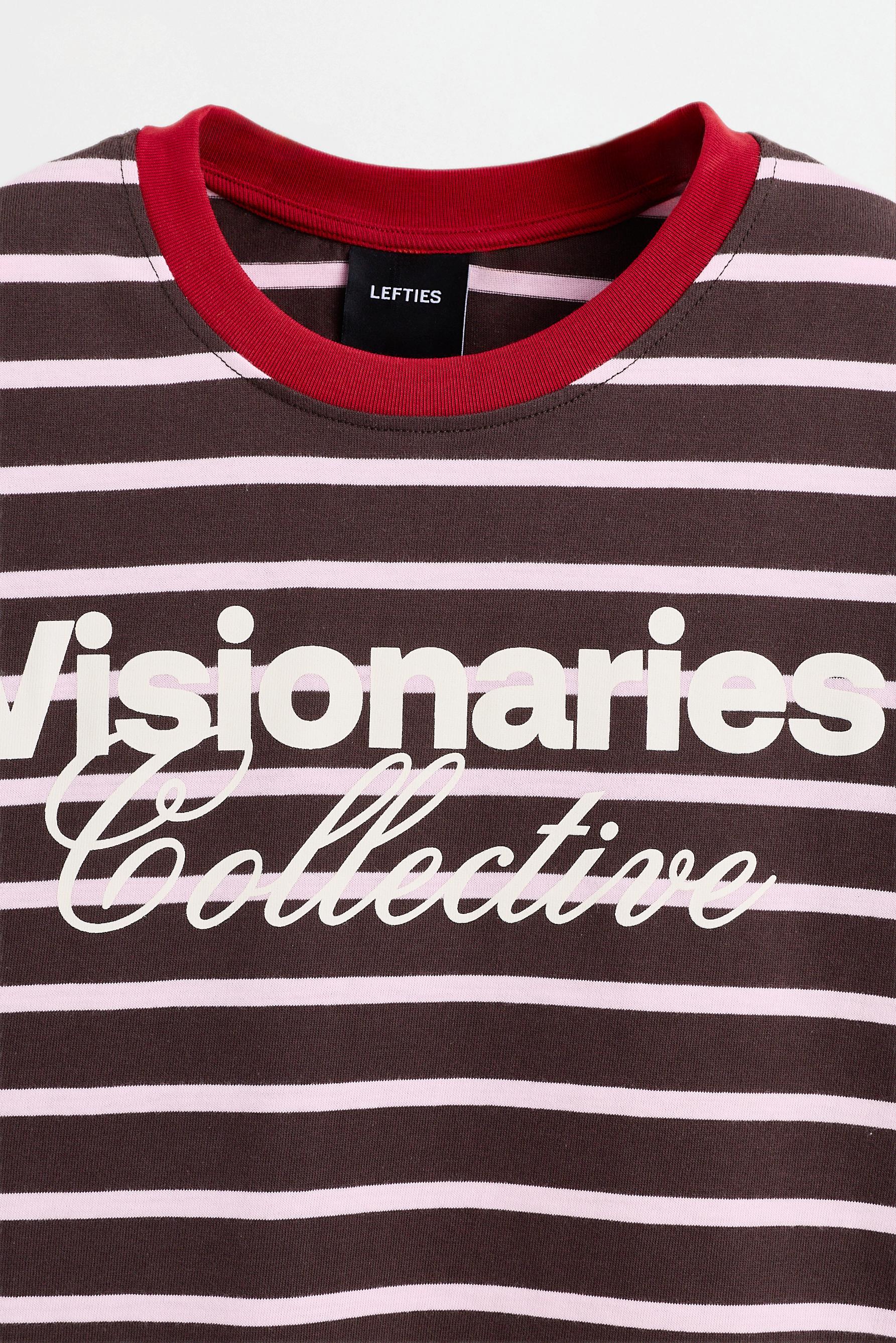 Printed boxy T-shirt — CHOCOLATE