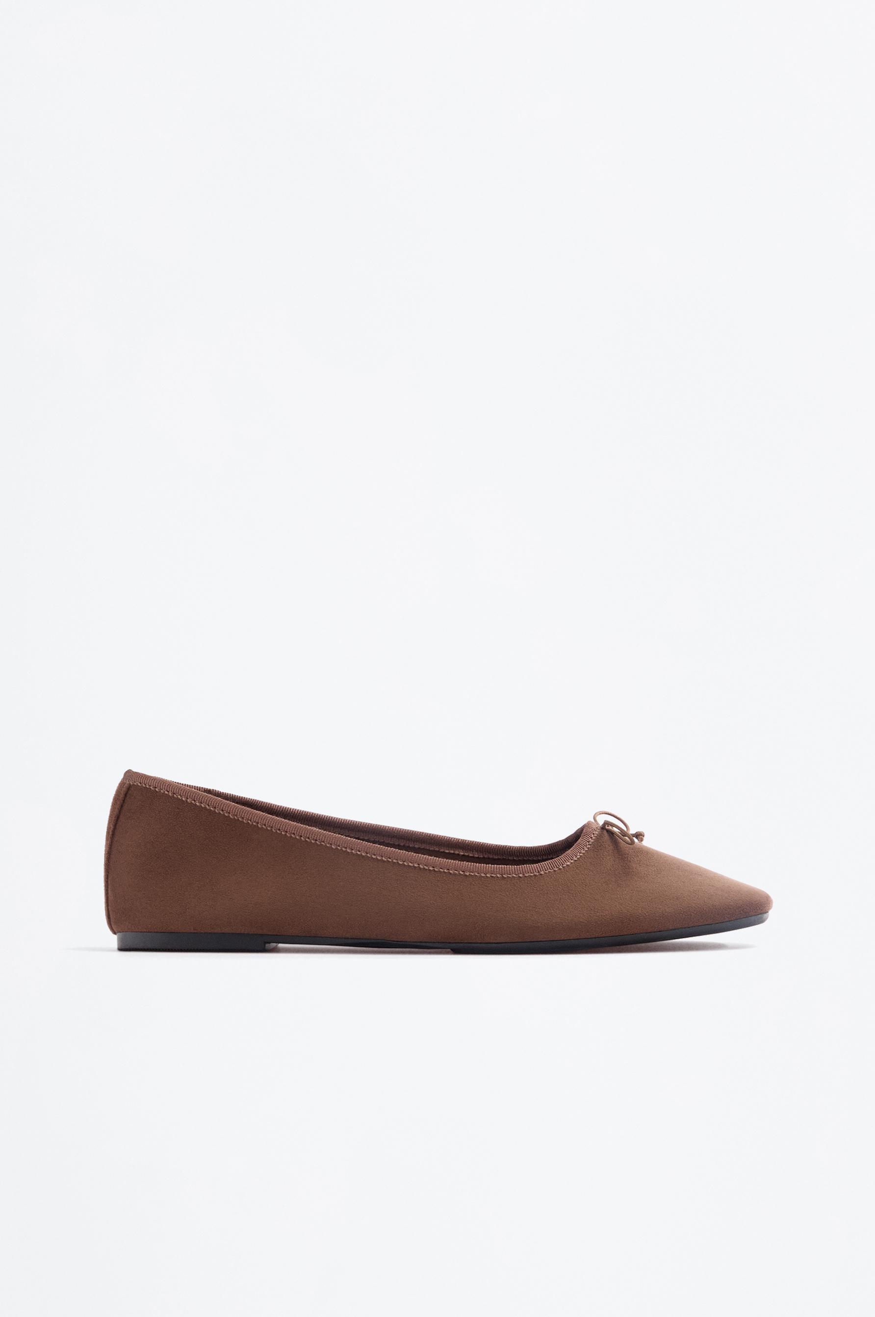 Basic ballet flats — BROWN