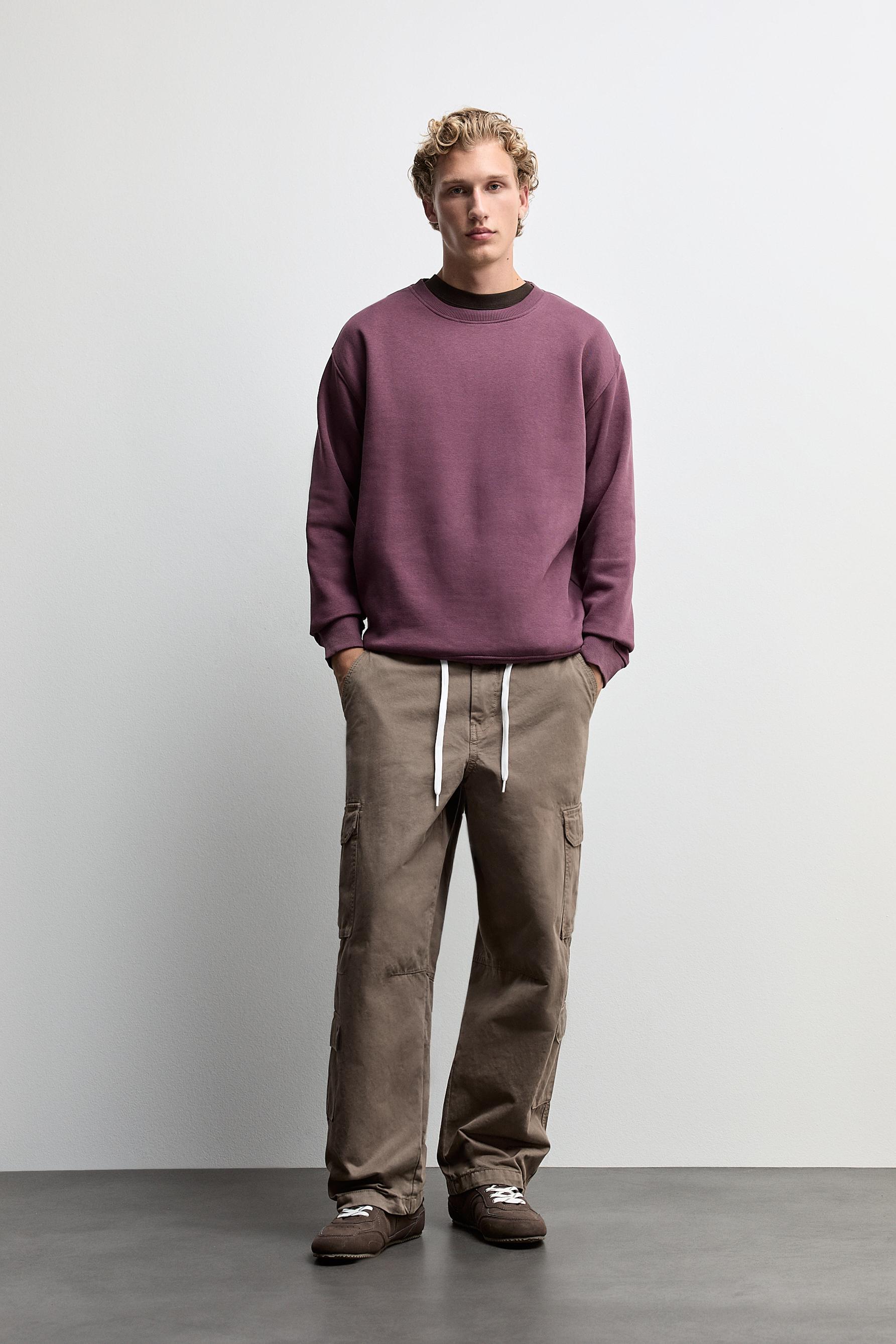 Basic sweatshirt — WINE