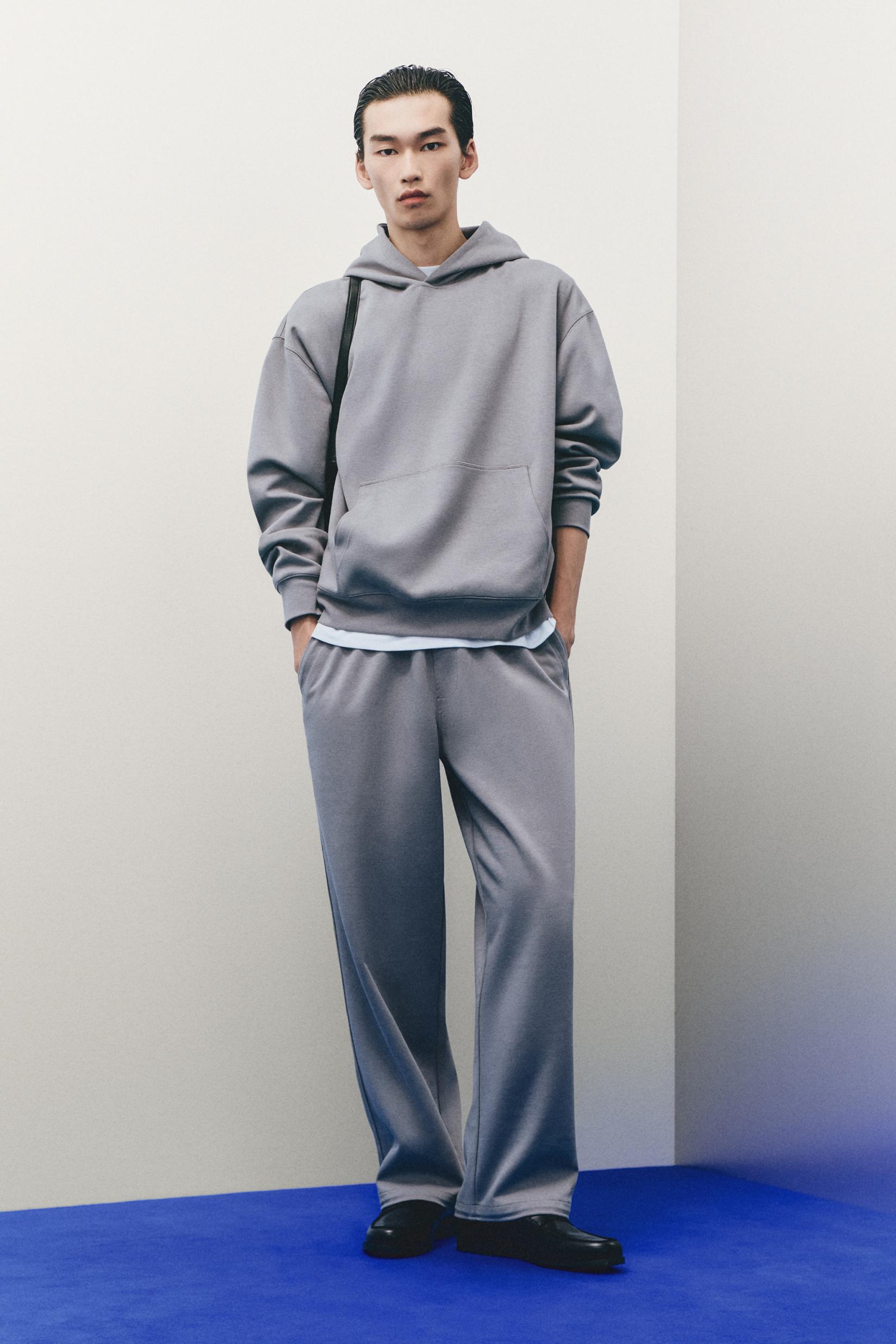 Interlock hoodie — MEDIUM GREY