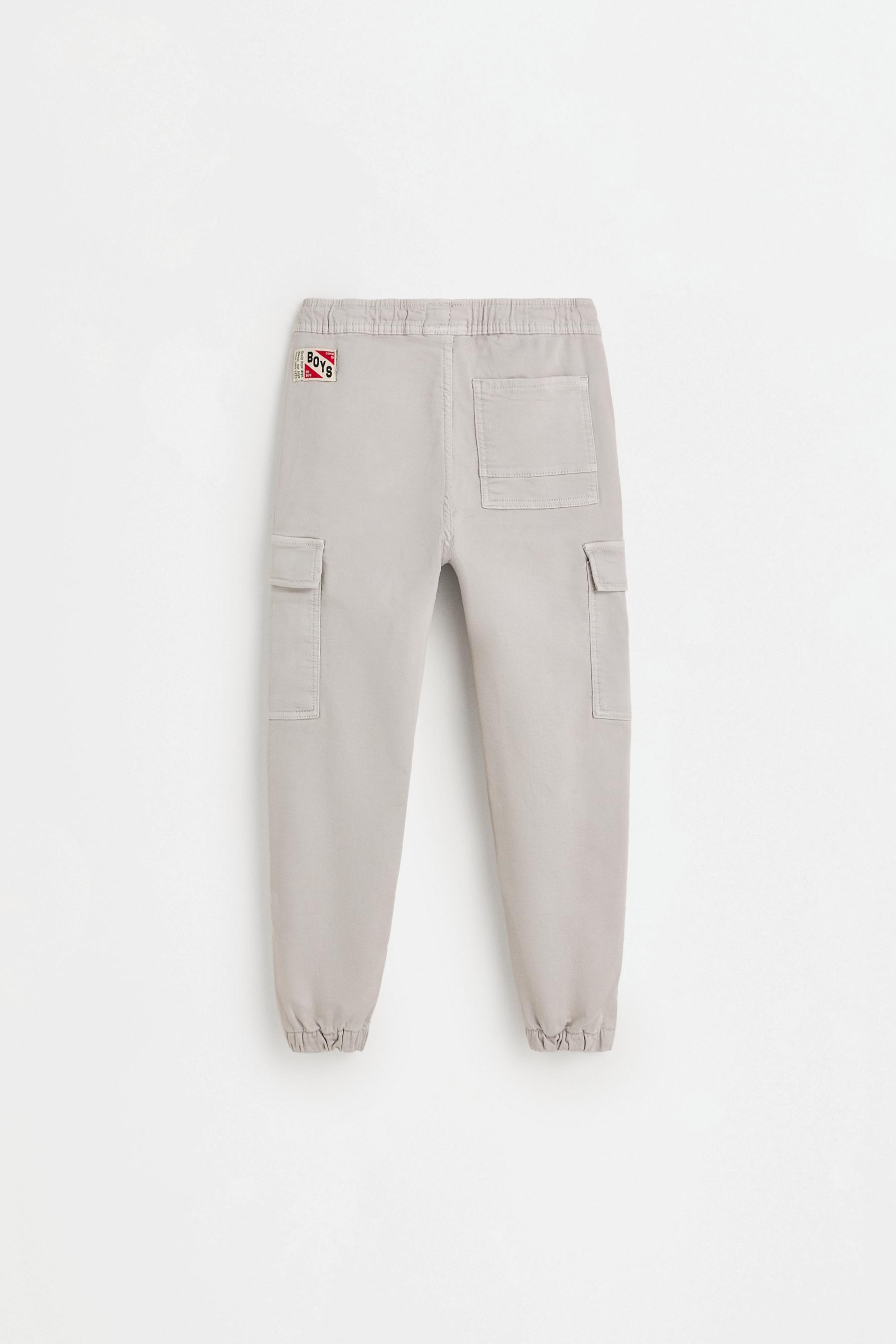 Cargo jogger jeans — PALE GREY