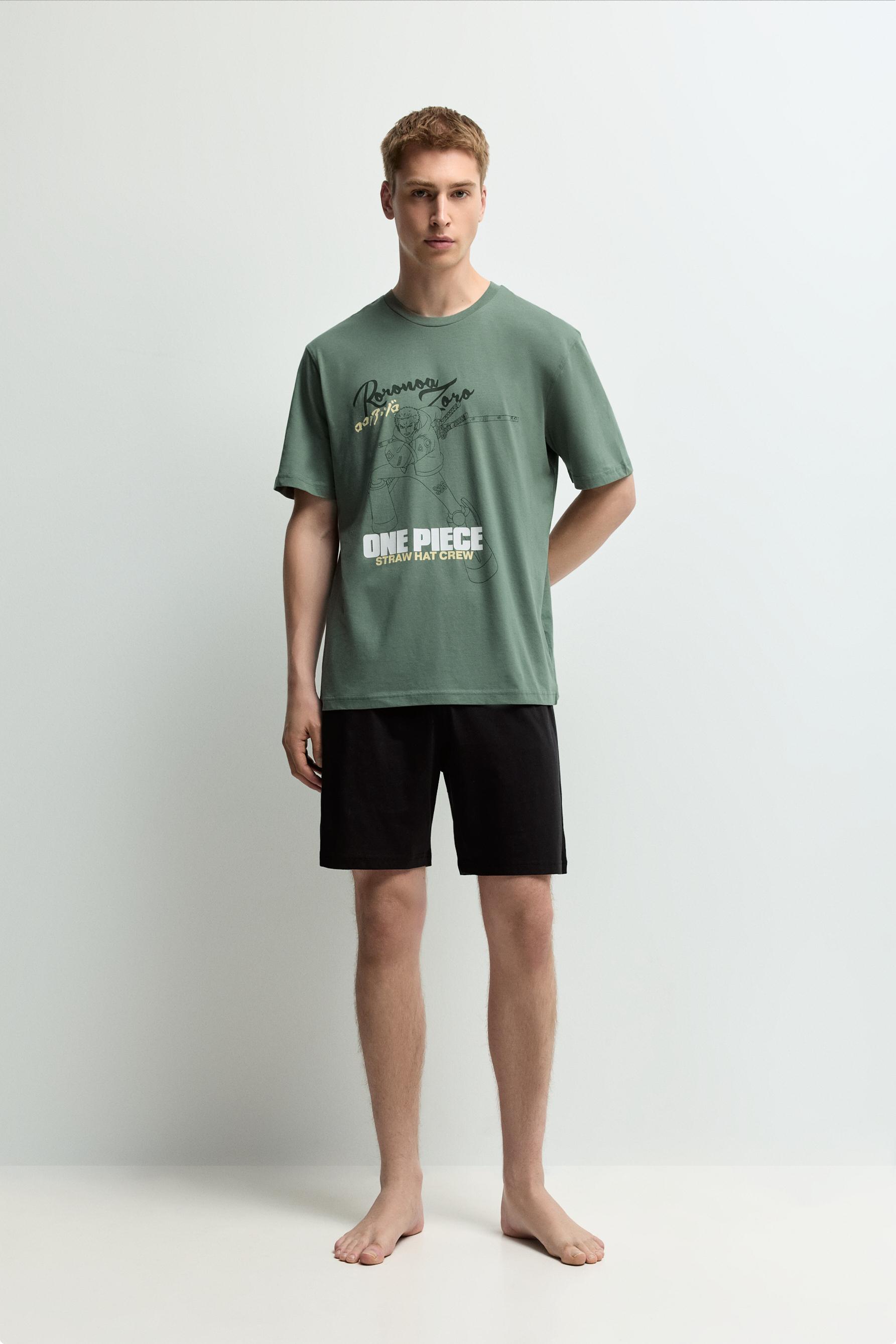 One Piece ©Bird Studio short pajamas — DARK GREEN