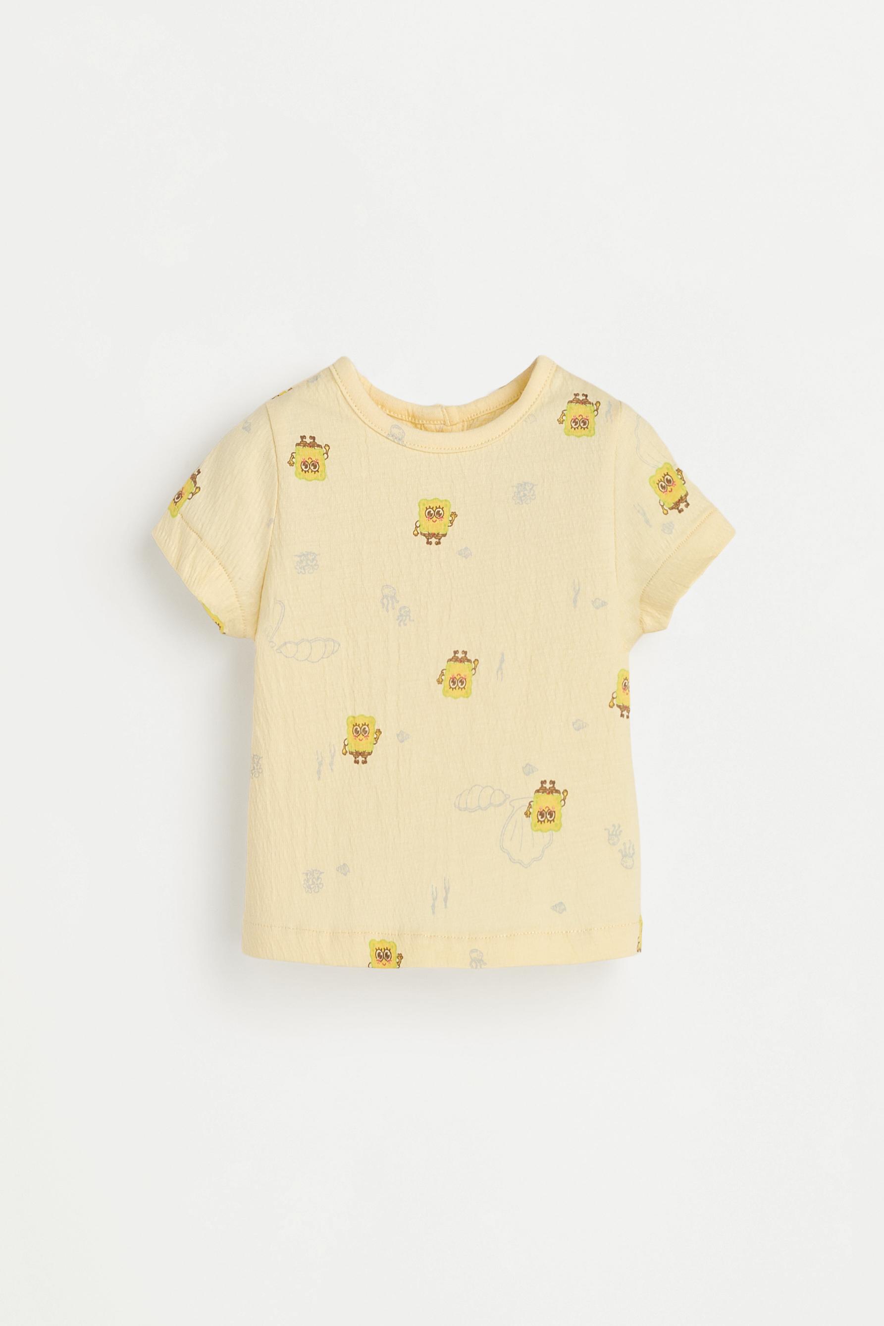 SpongeBob Nickelodeon™ T-shirt and bloomer set — VANILLA