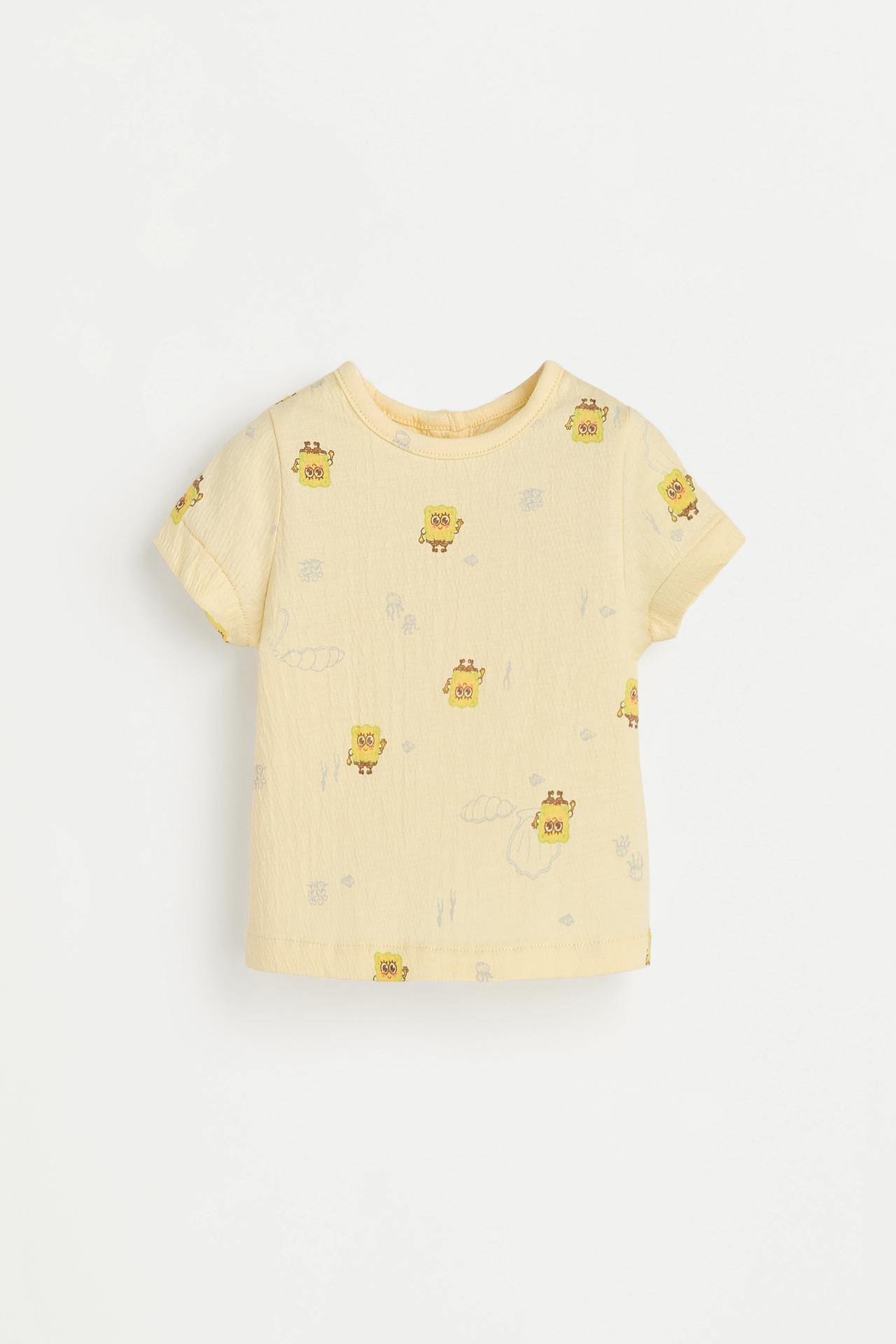 SpongeBob Nickelodeon™ T-shirt and bloomer set — VANILLA