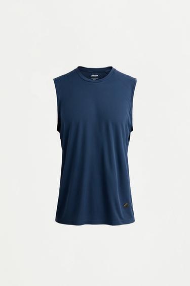Sleeveless sports T-shirt — BLUE 6