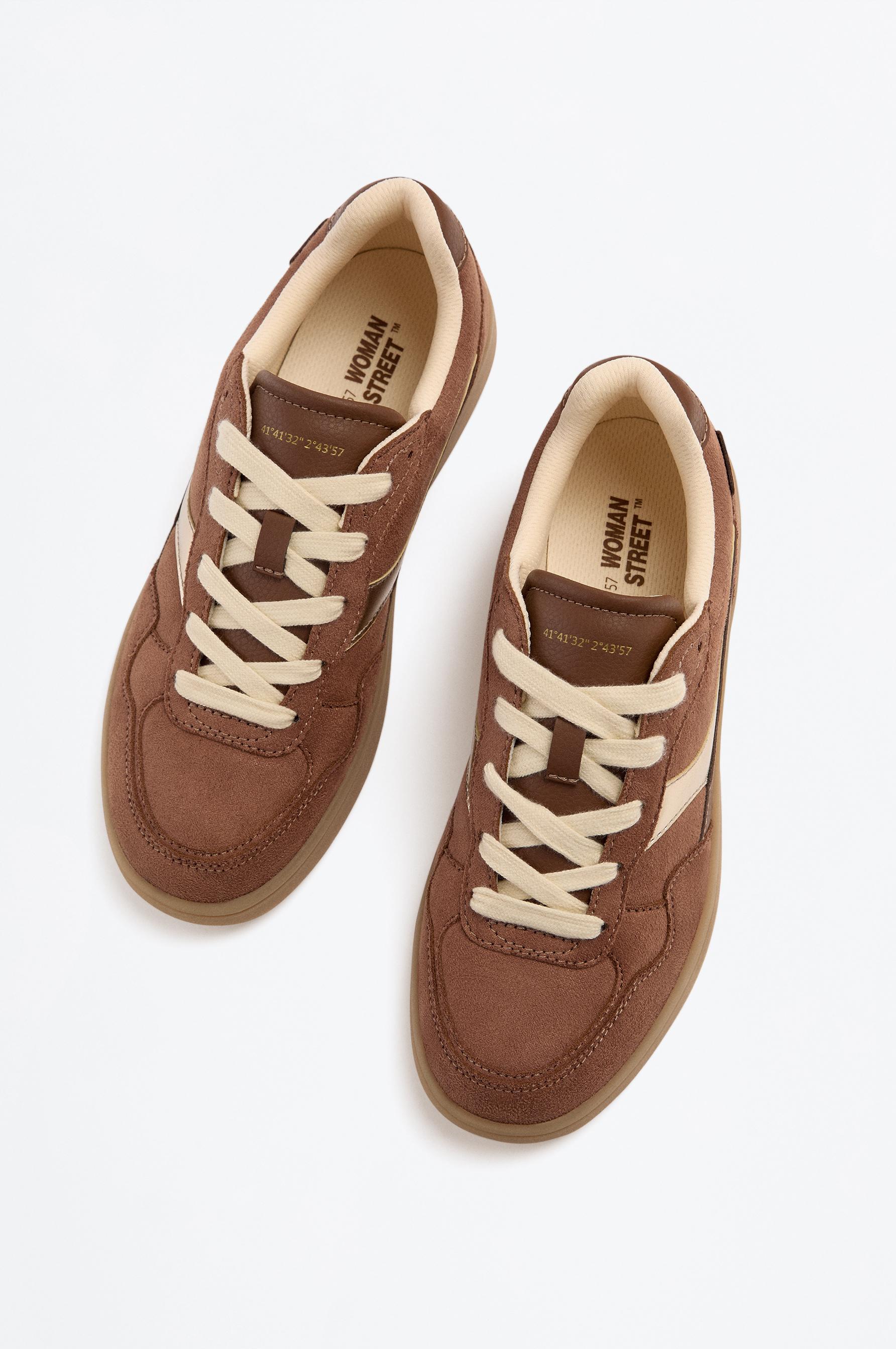 Lefties Deri Lefties Retro spor ayakkabı