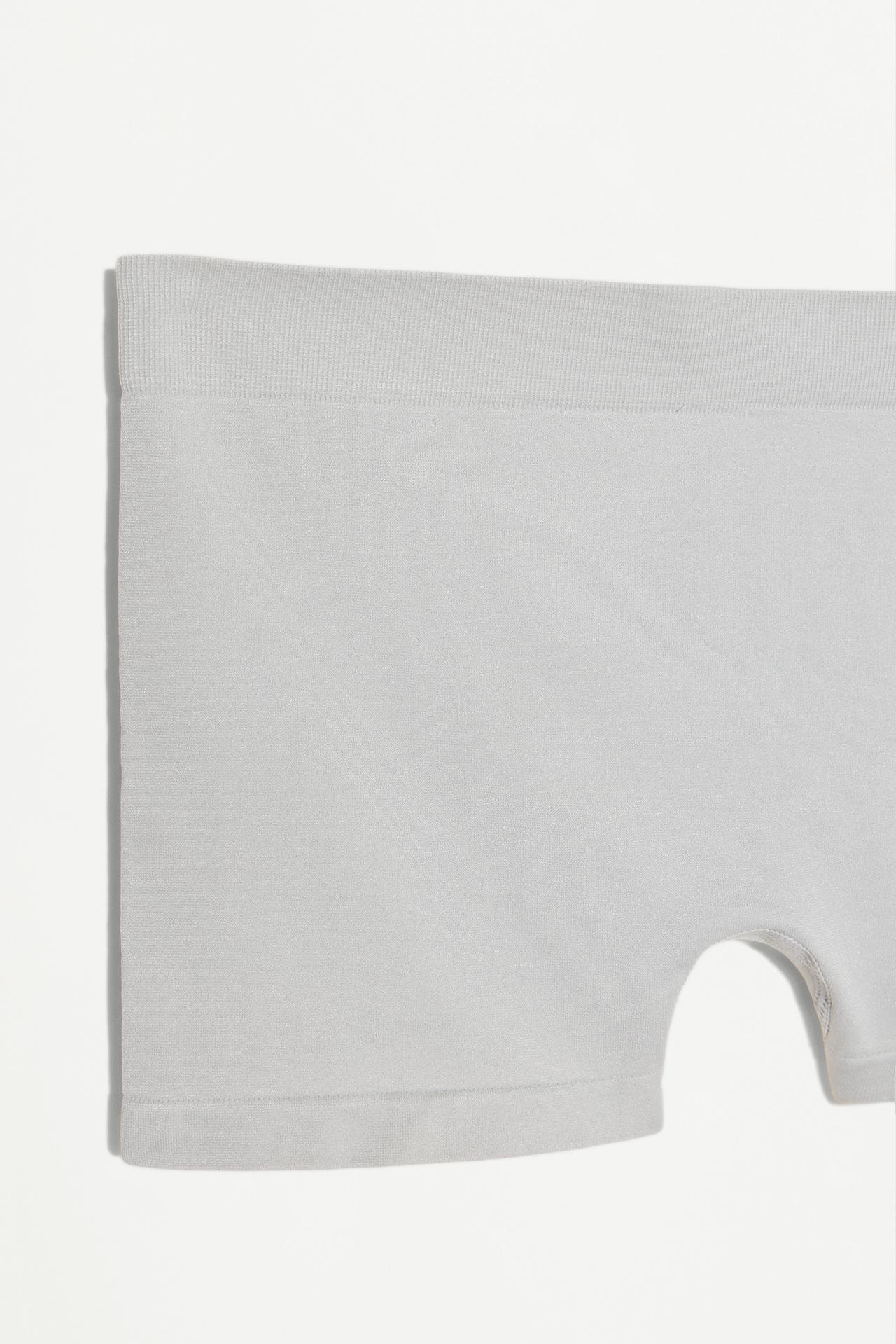 2-pack of seamless boxer briefs — WHITE/GREY