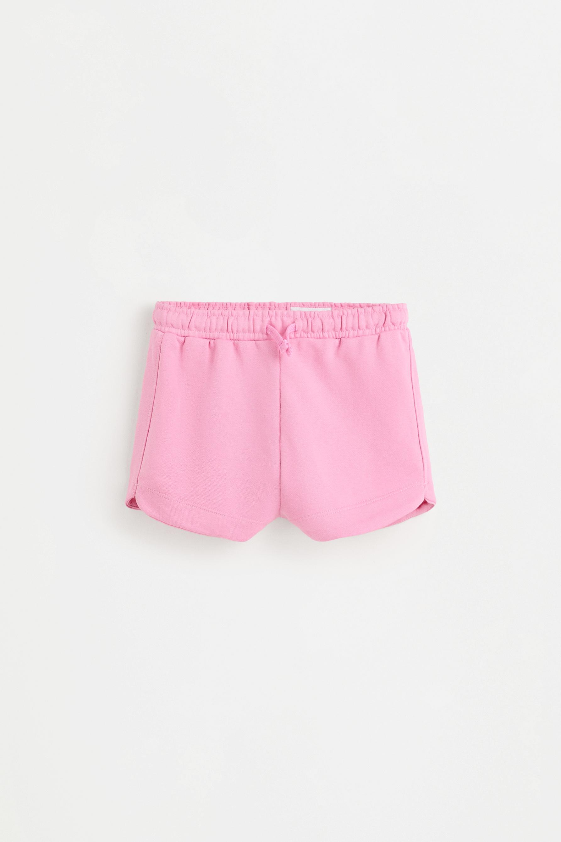 Plain plush shorts — FUCHSIA