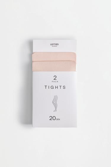 Basic 20 denier tights (2-pack) — ECRU 6