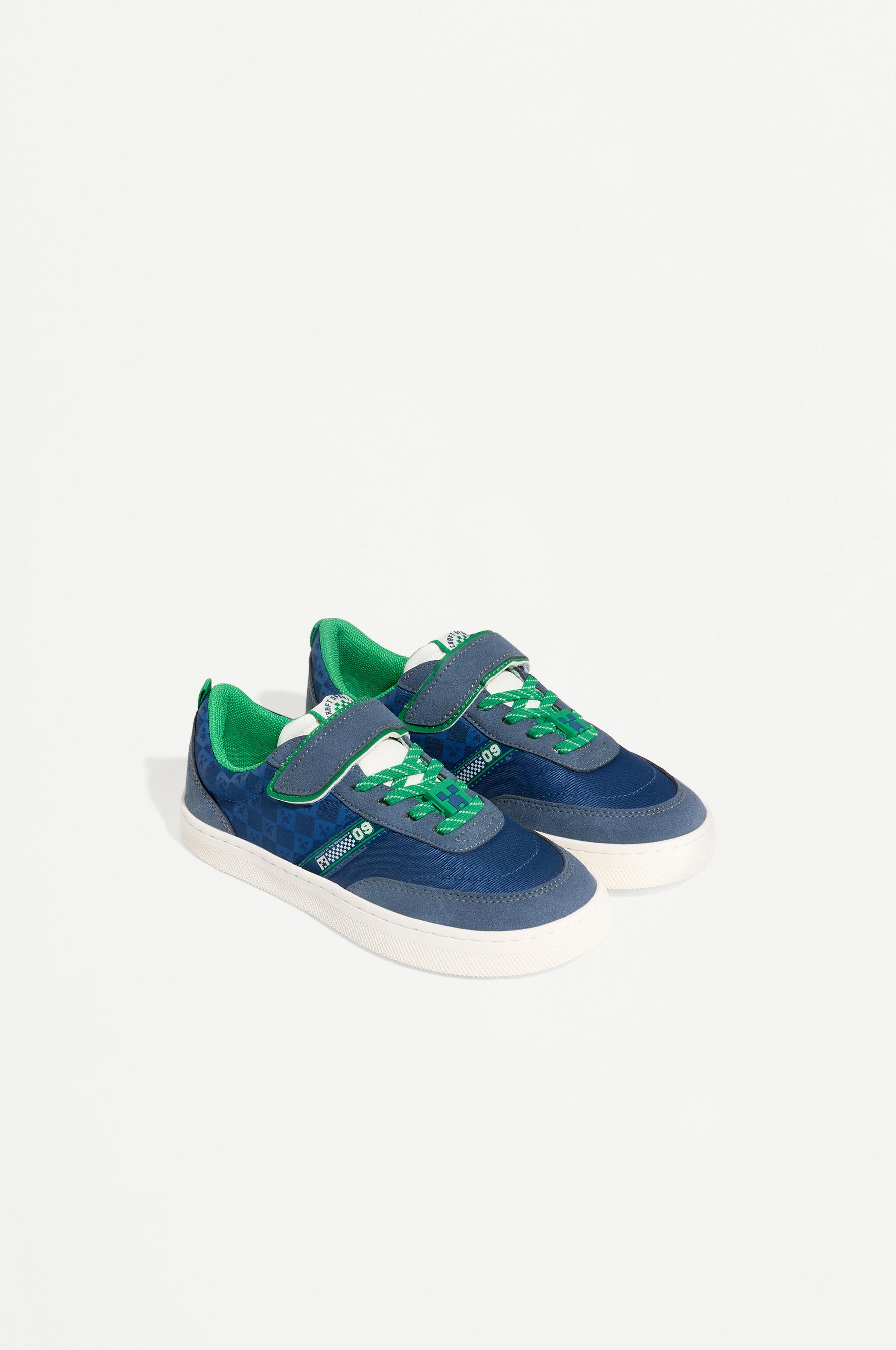 MINECRAFT BAREFOOT SLIPPER — BLUE (alternate view)