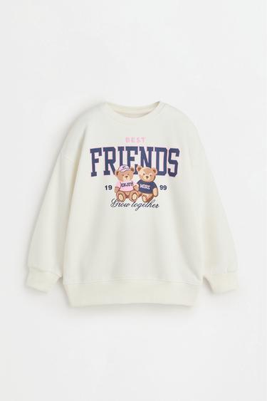 Sweatshirt and bell bottom leggings set — WHITE 3