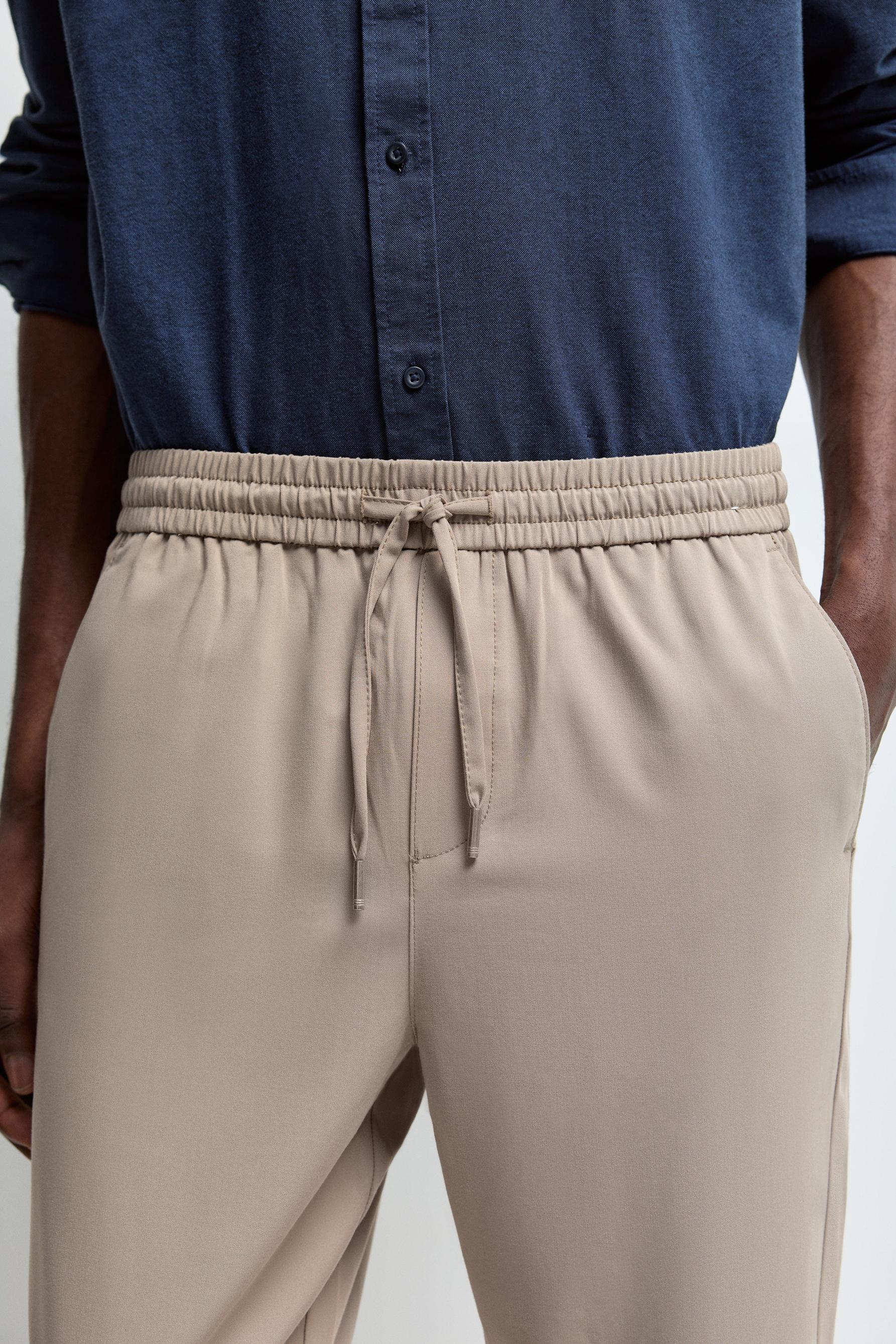 Tailored jogger trousers — SAND