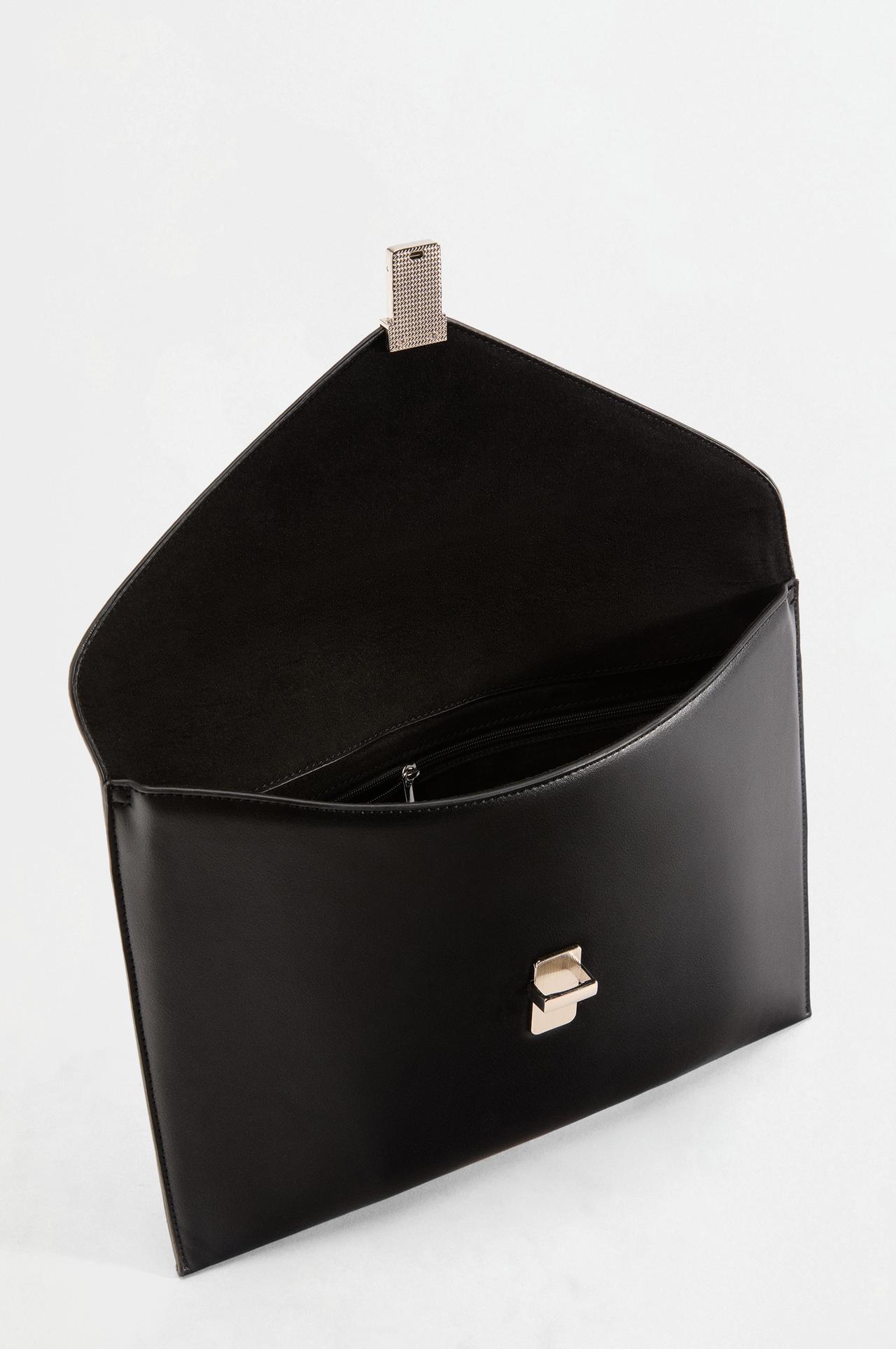 Envelope toiletry bag — BLACK