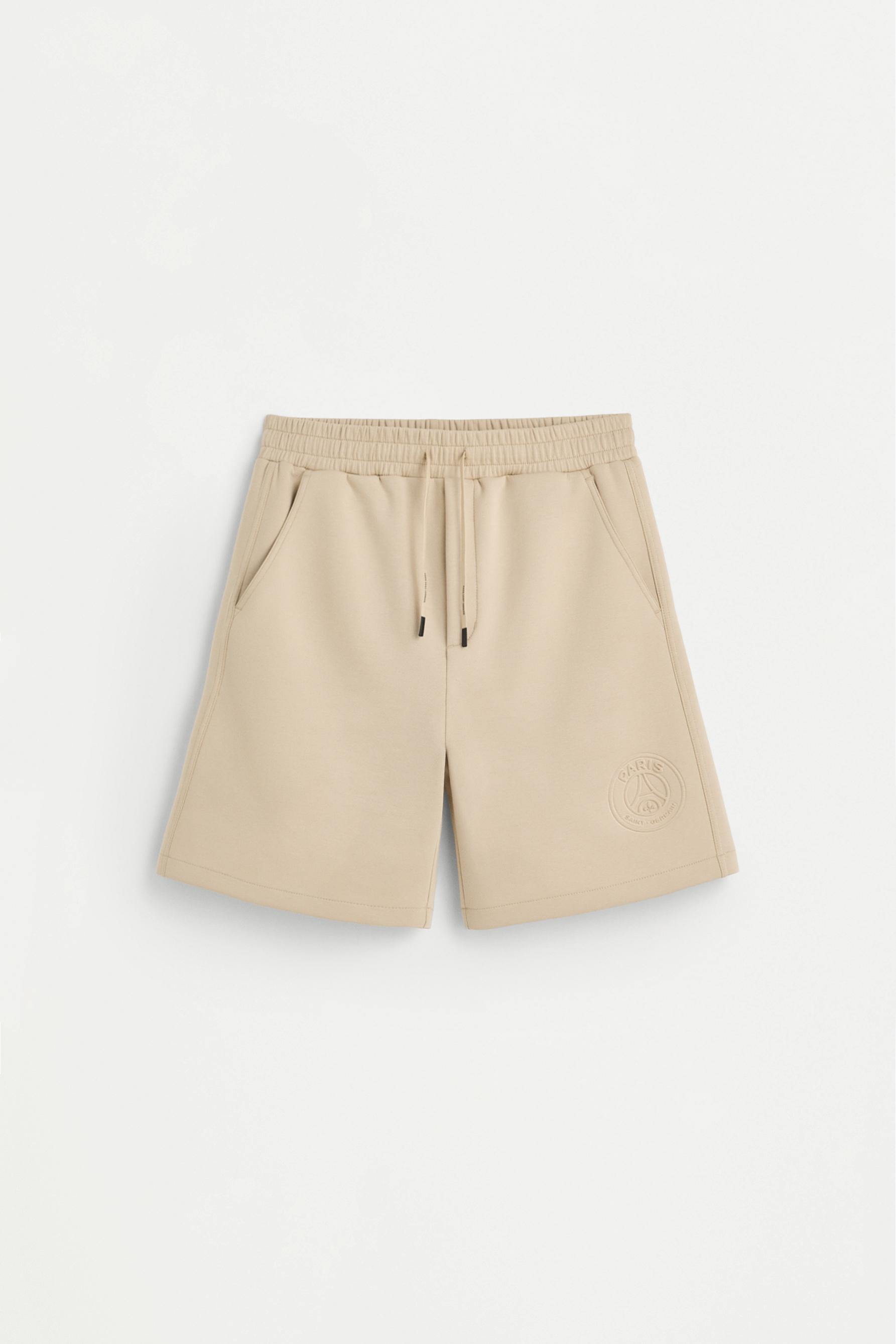 Paris Saint-Germain x Lefties interlock Bermuda shorts — BISCUIT