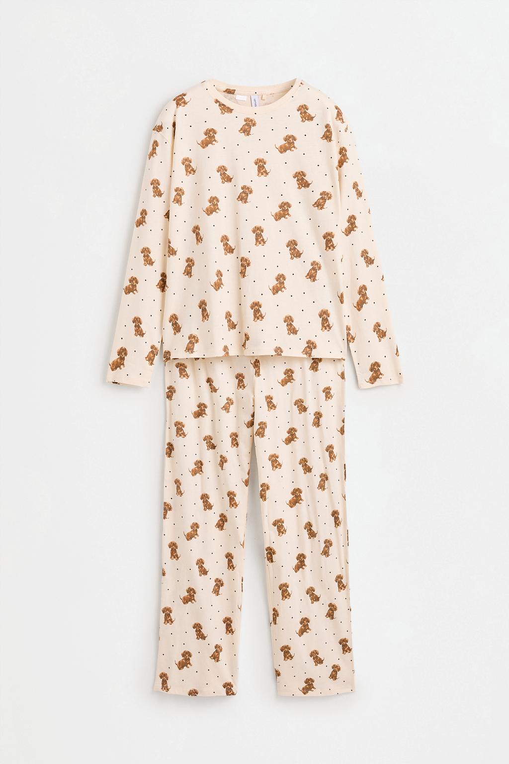 Long printed pyjamas