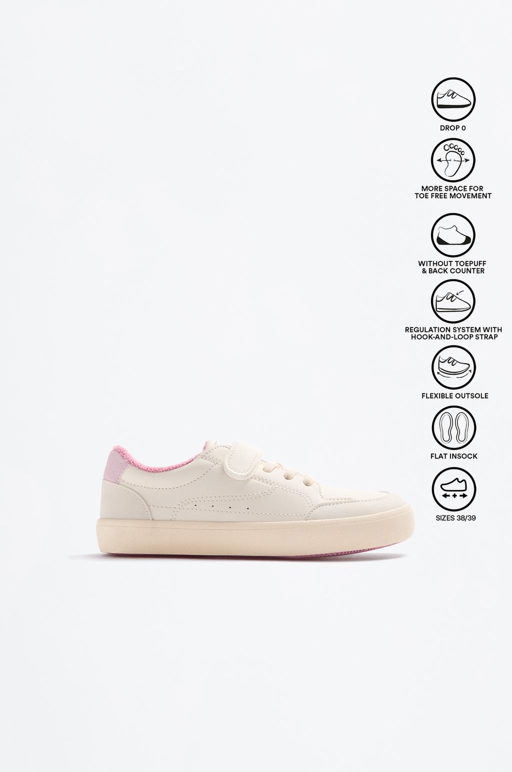 Sneakers comfort barefoot