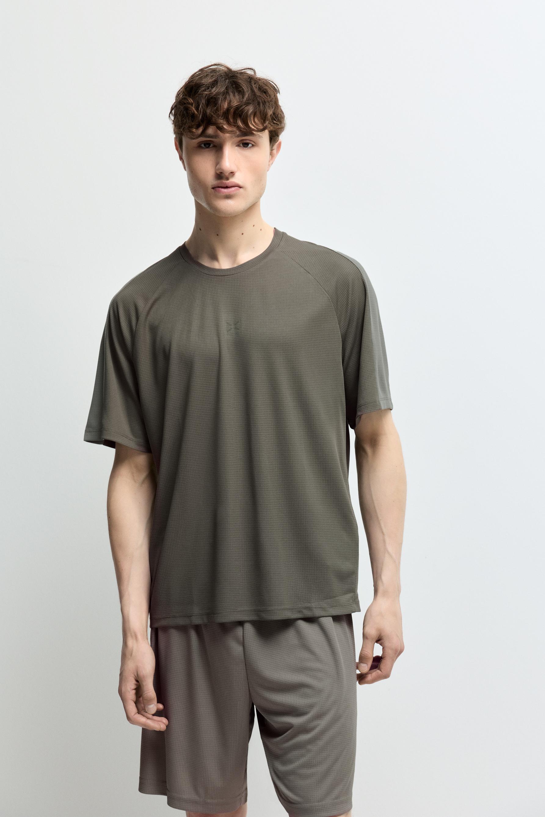 Camiseta deportiva color block