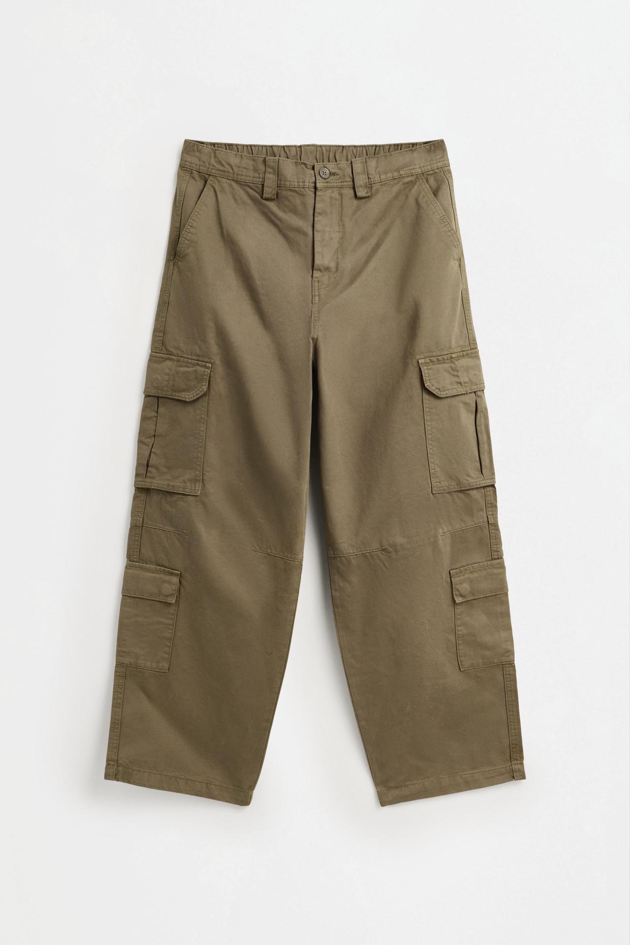Baggy cargo trousers — TAUPE BROWN